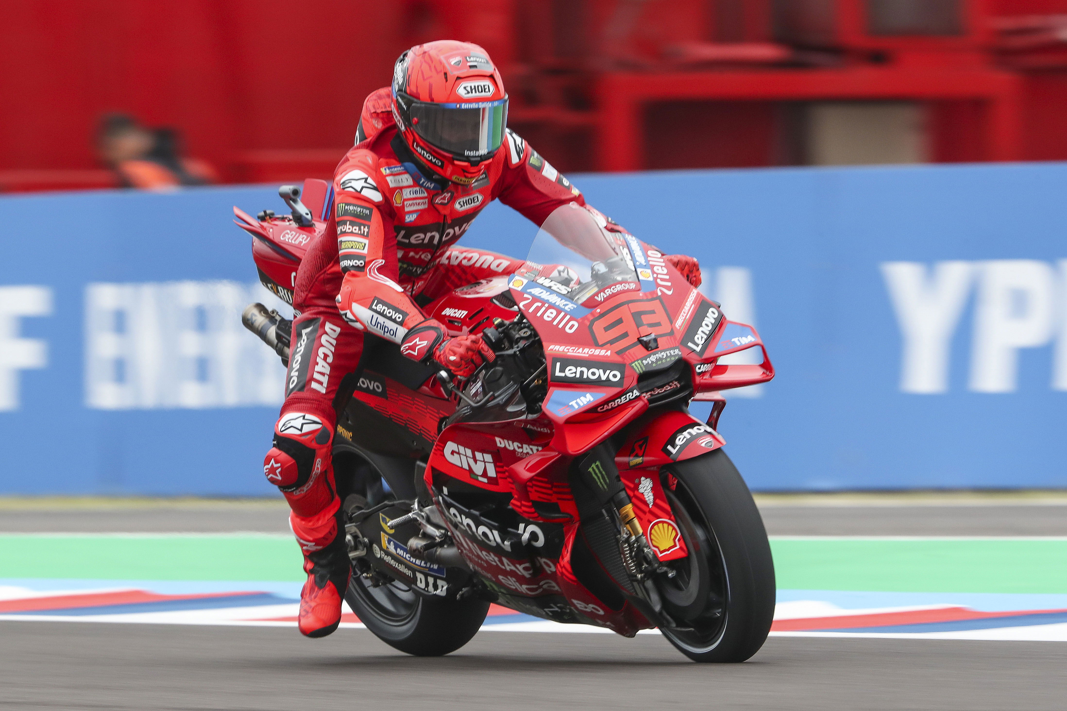 2025 Argentina MotoGP: Marc Marquez edges Johann Zarco in FP1, Pecco Bagnaia 16th