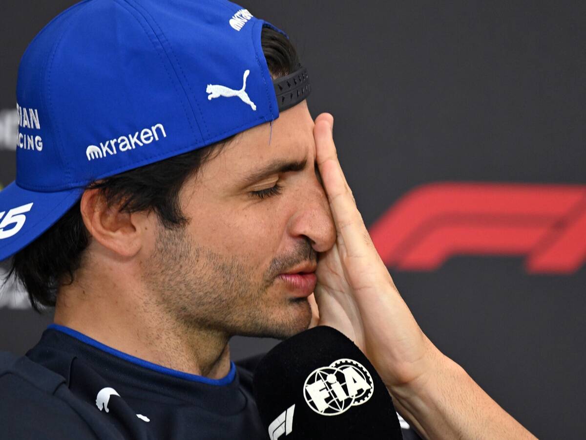 Carlos Sainz versteht 10.000-Euro-Strafe nicht: “War nur fünf Sekunden zu spät”