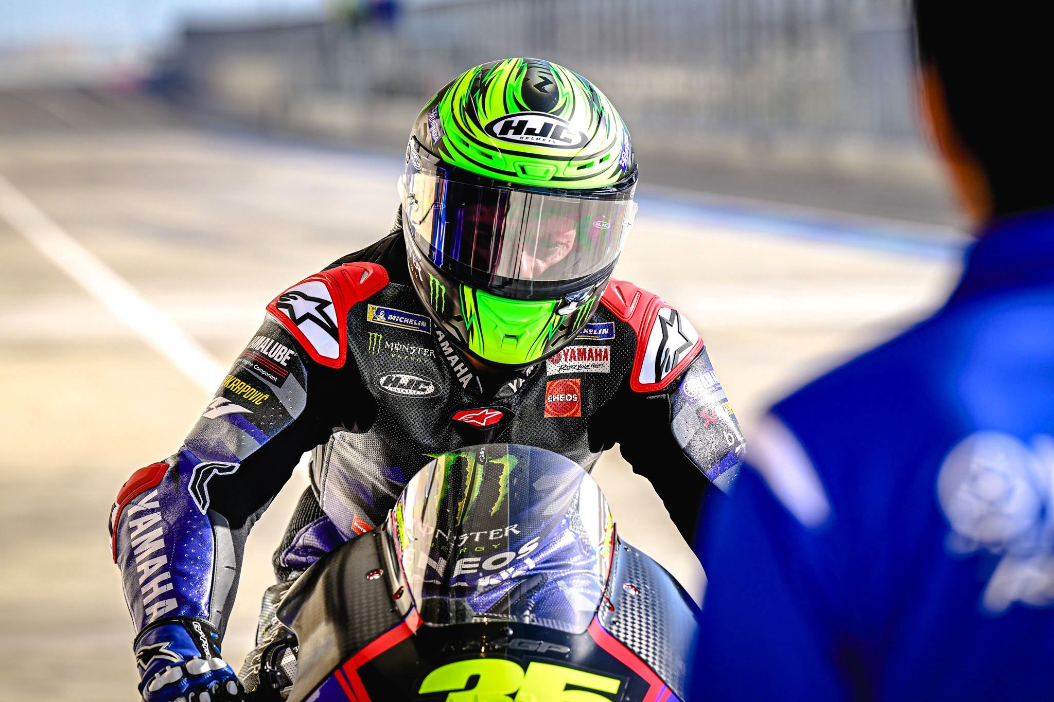 Cal Crutchlow back on track for Yamaha at Valencia test