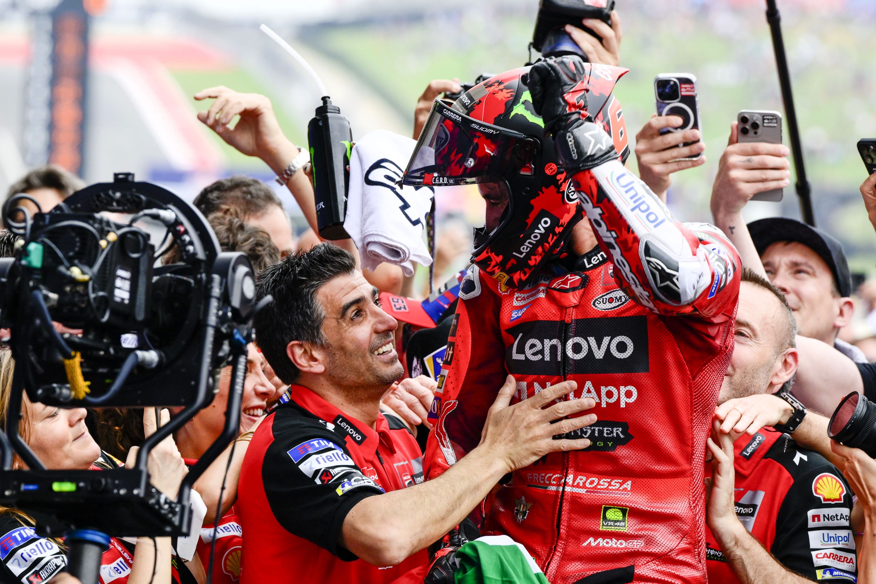 Ducati’s Davide Tardozzi hails Bagnaia: “We can read Pecco’s eyes”