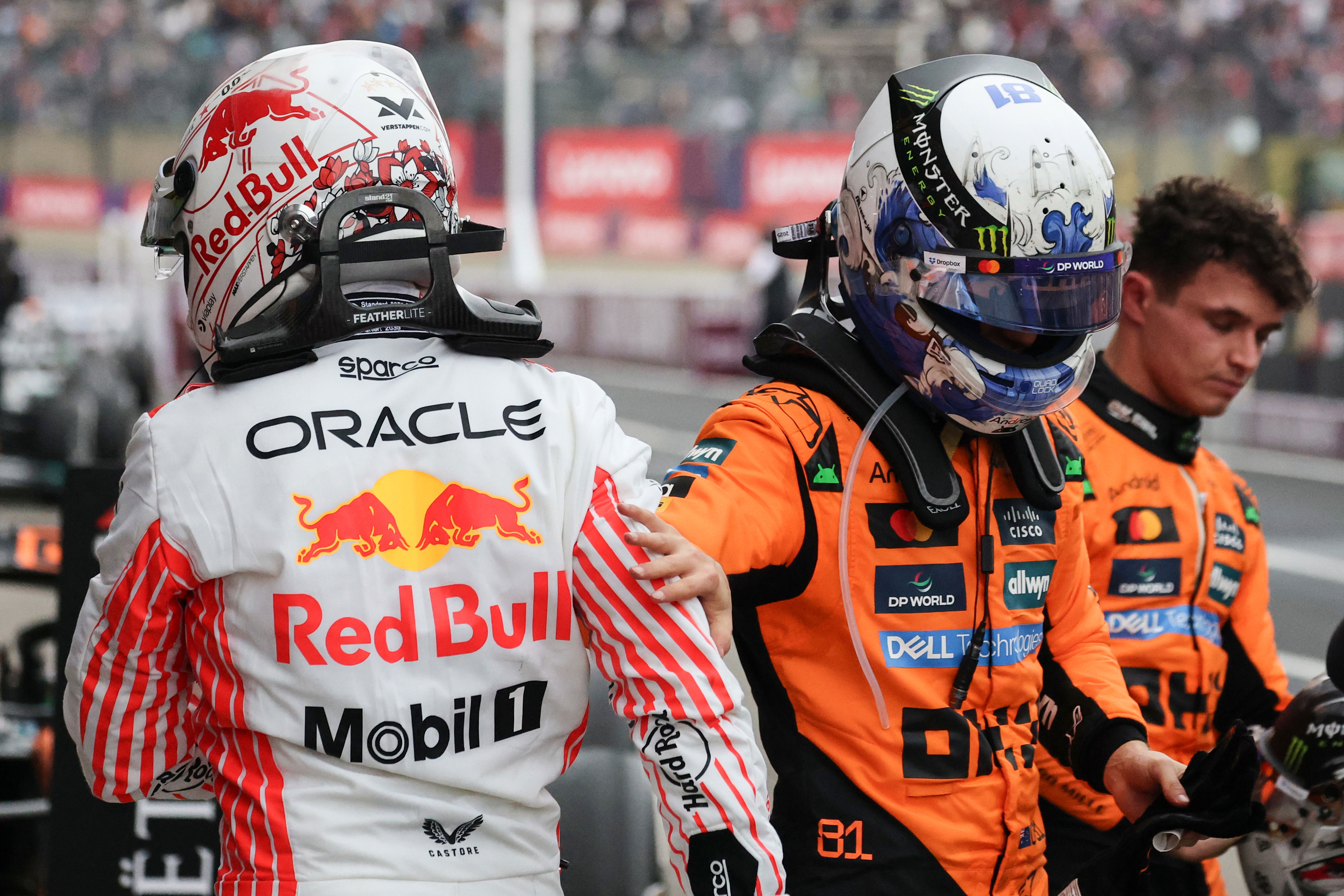 Max Verstappen quips ‘you wouldn’t have seen me’ in a McLaren