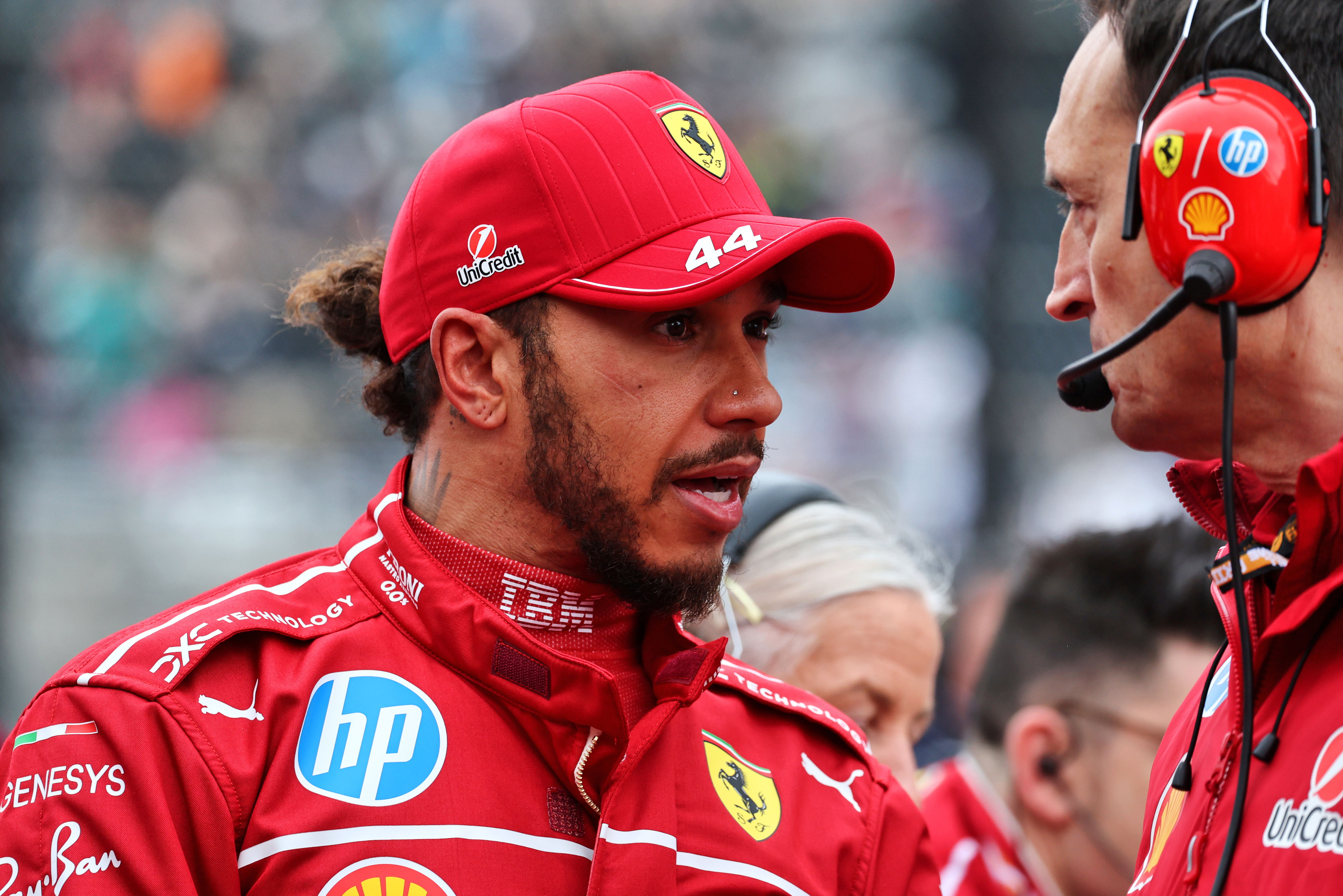 Lewis Hamilton claims his Ferrari has ‘deficit’ to Charles Leclerc’s