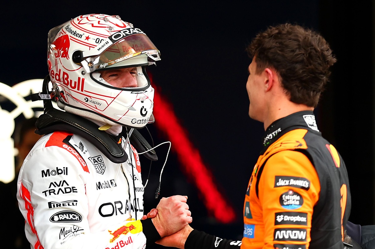 Verstappen, Norris’le yaşadığı anı yorumladı: “Oradaki çimler düzgün biçilmemişti!”