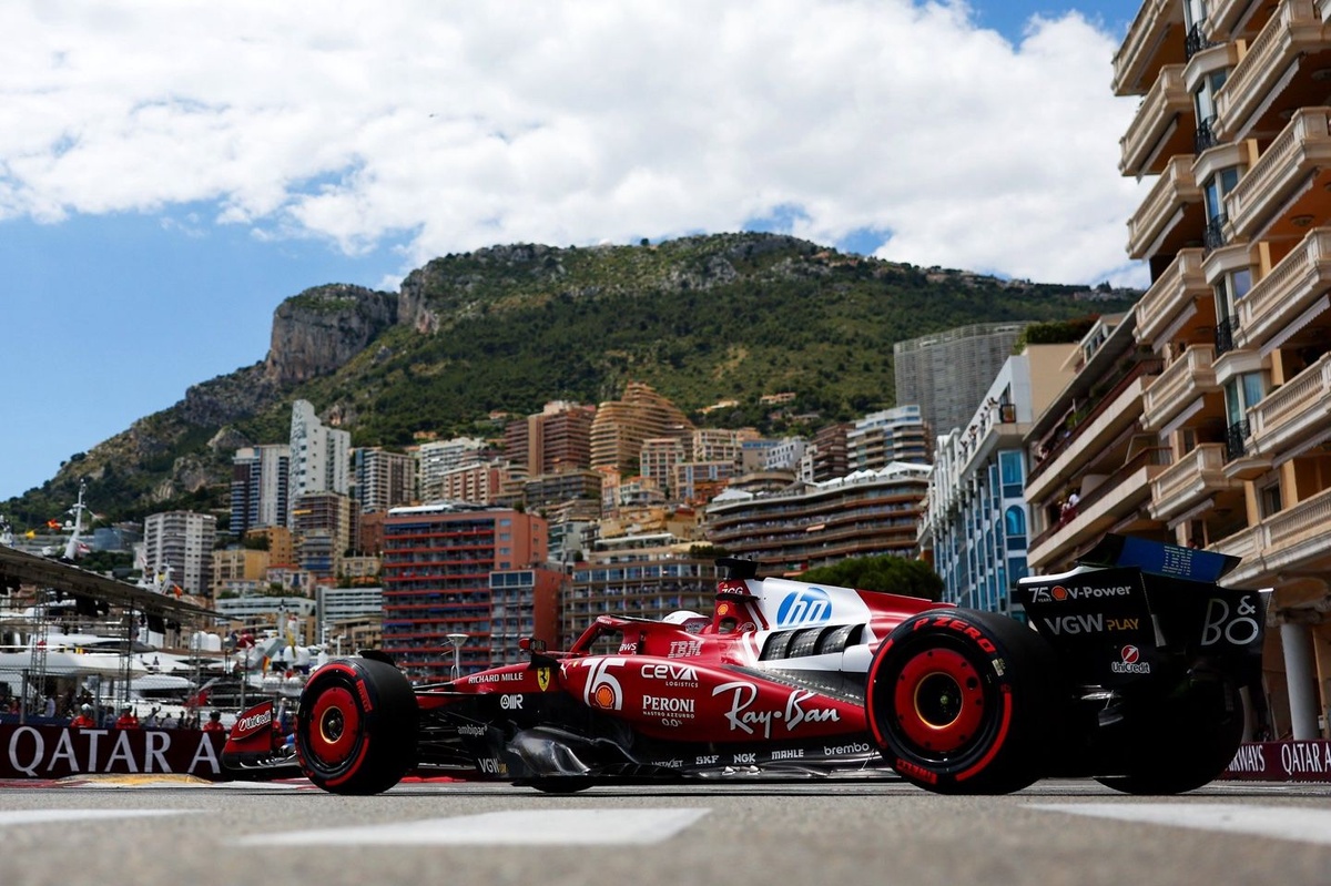 2025 Monako Yarış 1. antrenman: Leclerc lider, Verstappen takipte
