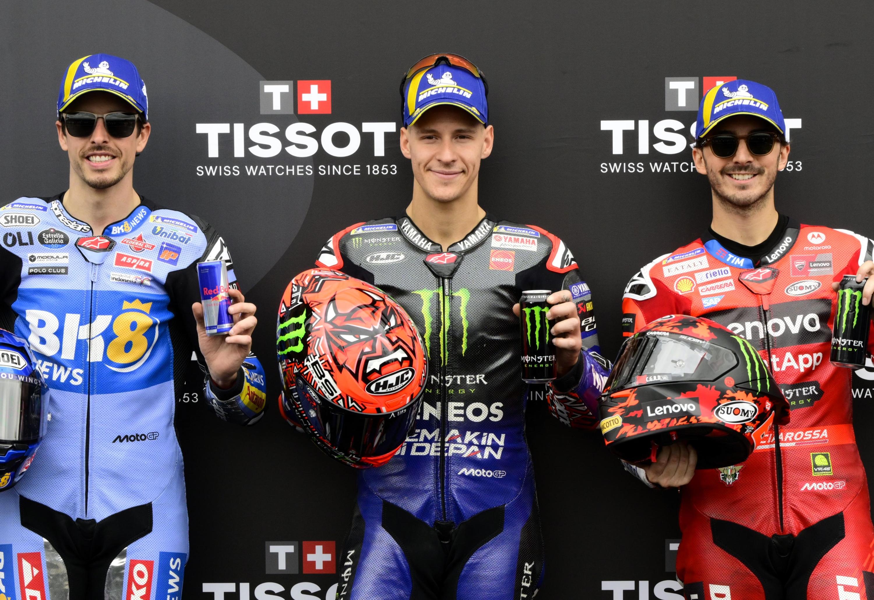 Fabio Quartararo British MotoGP pole, Alex Marquez “angry”, Francesco Bagnaia “close the gap to Alex”