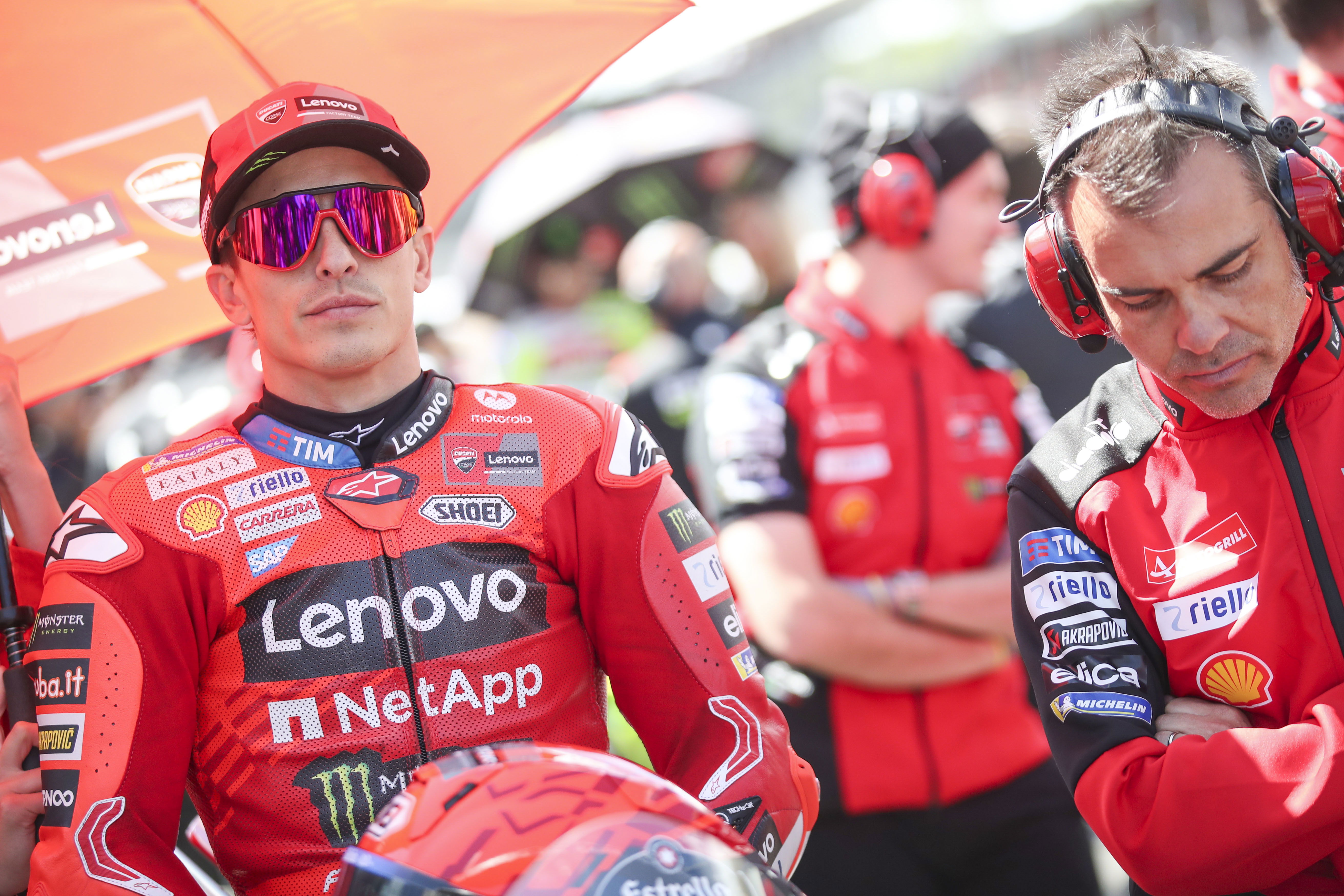 British MotoGP crash “like a water park” for Marc Marquez