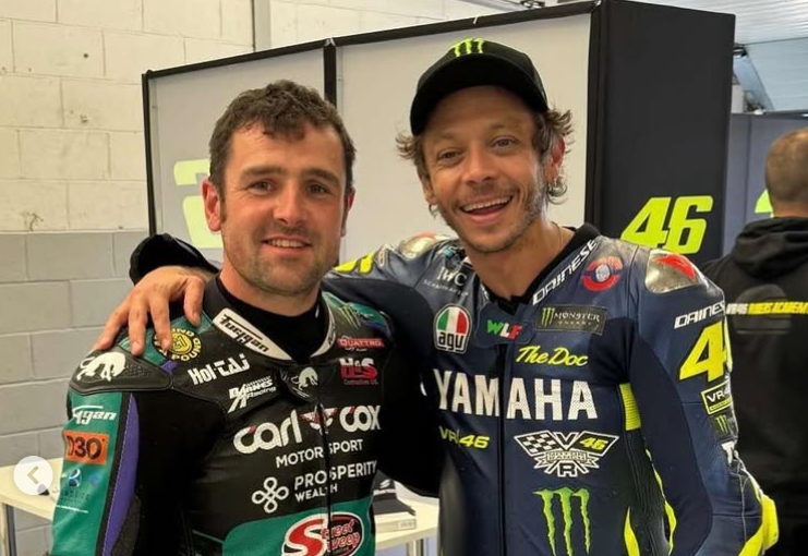 Michael Dunlop: “I was horrific” at MotoGP legend Valentino Rossi’s ranch Michael Dunlop: “I was horrific” at MotoGP legend Valentino Rossi’s ranch