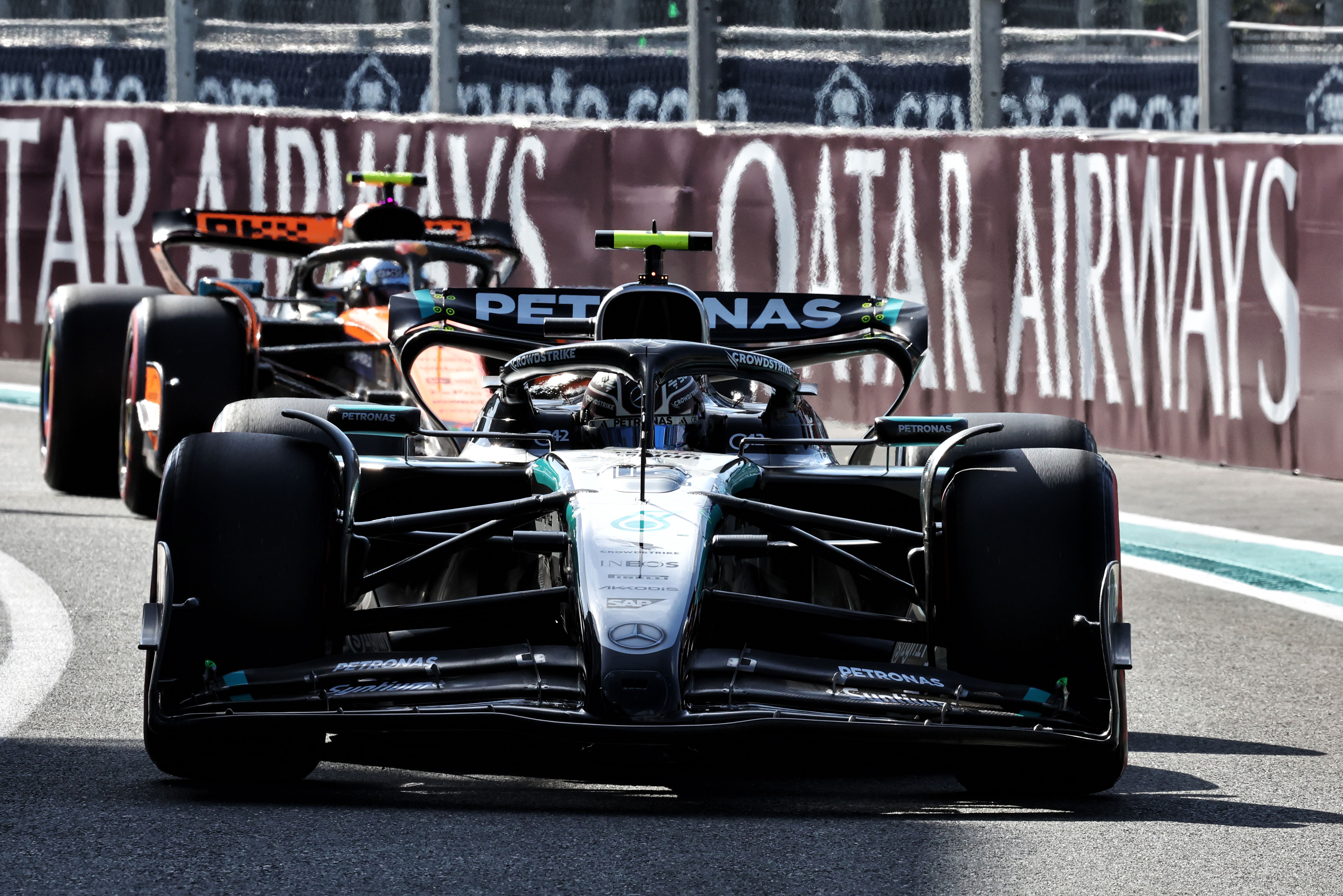 Starting grid for sprint race at F1 Miami Grand Prix with Kimi Antonelli on pole