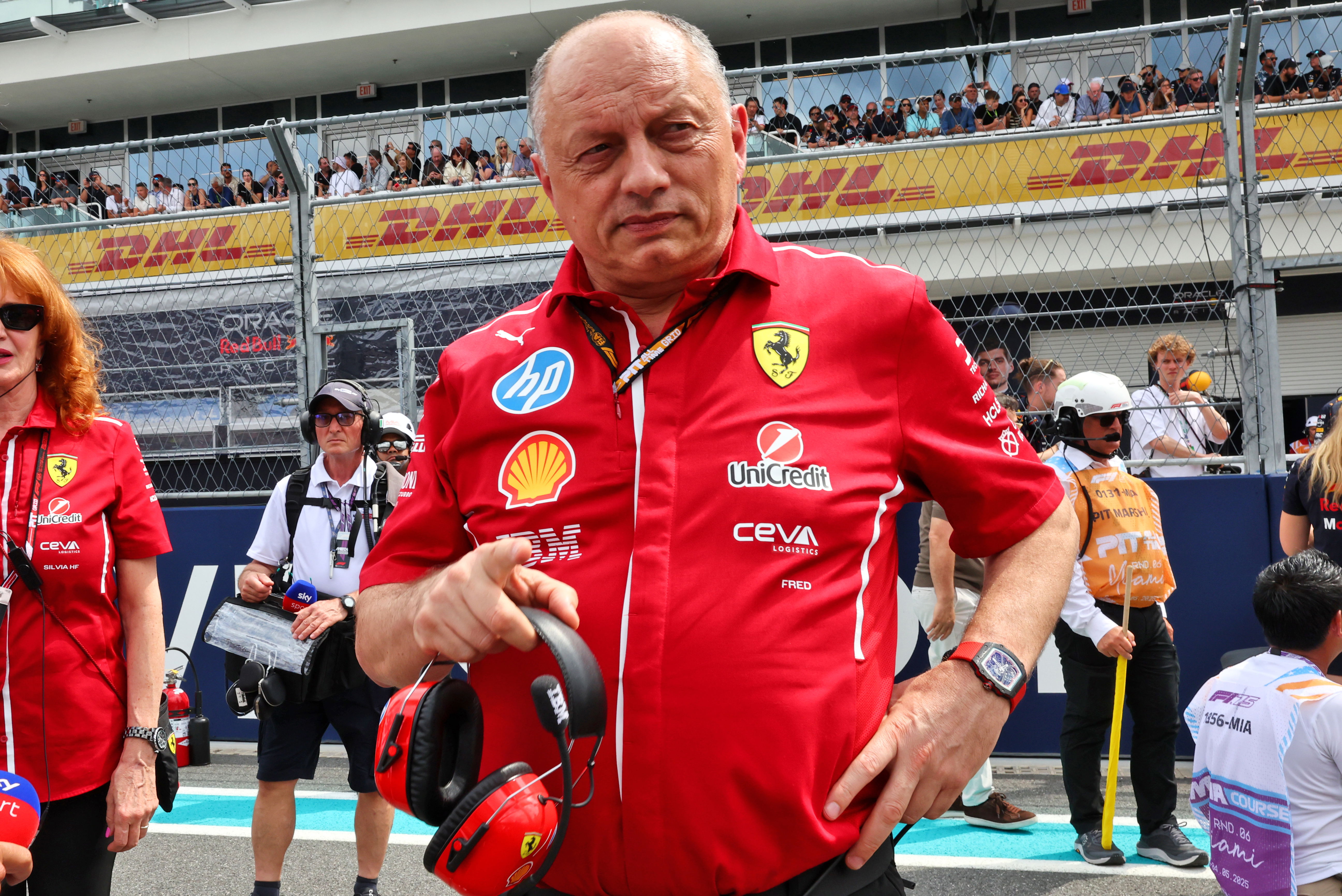 Damon Hill warns Fred Vasseur will “feel the heat” if Ferrari struggles continue
