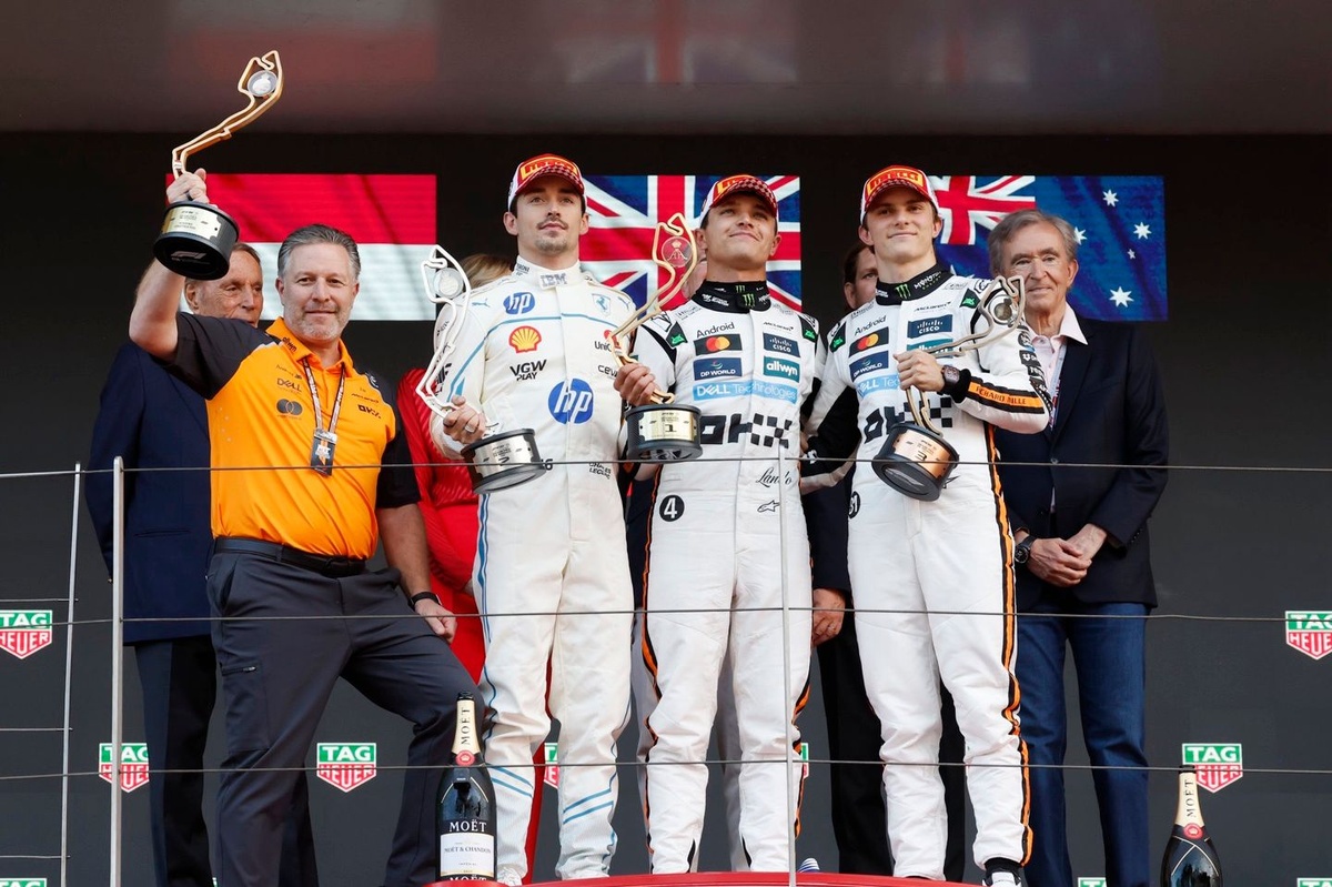 Brown, McLaren’ın Monako GP’sindeki çifte podyumunun ardından Indianapolis’e uçtu