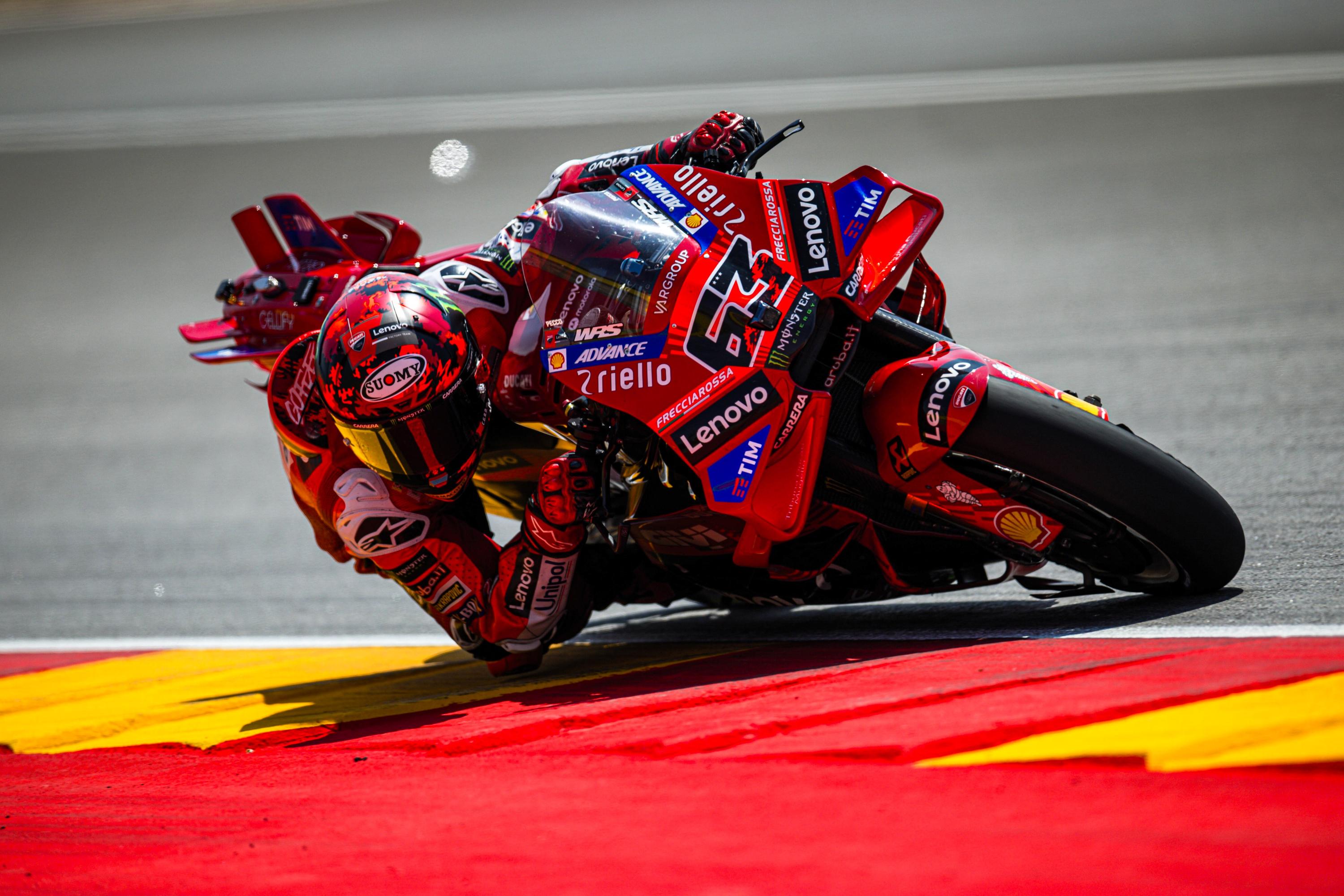 Francesco Bagnaia confirms brake change “much easier for me” after “positive” MotoGP test