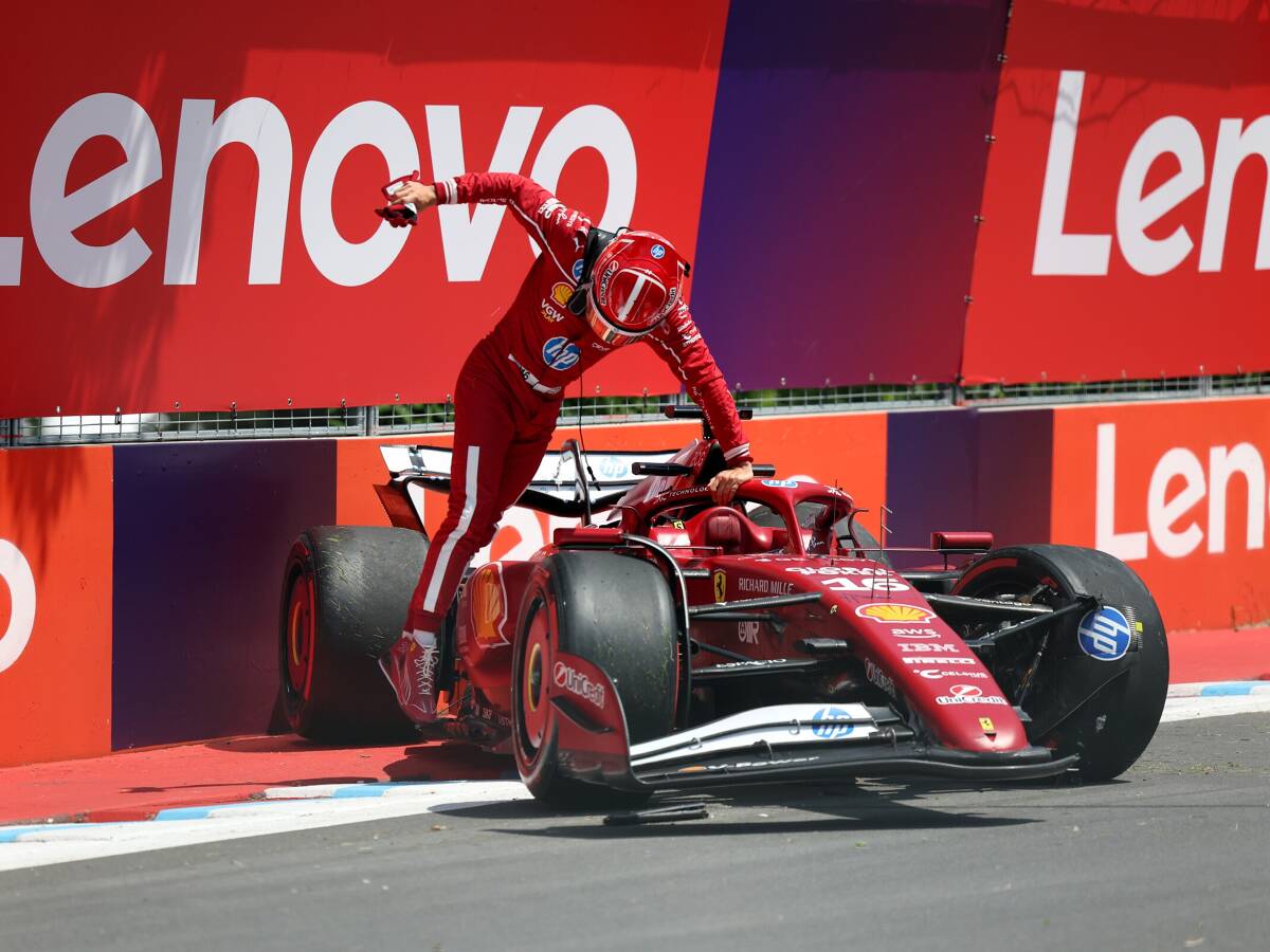 Erstes Training in Kanada: Charles Leclerc verschätzt sich und crasht!