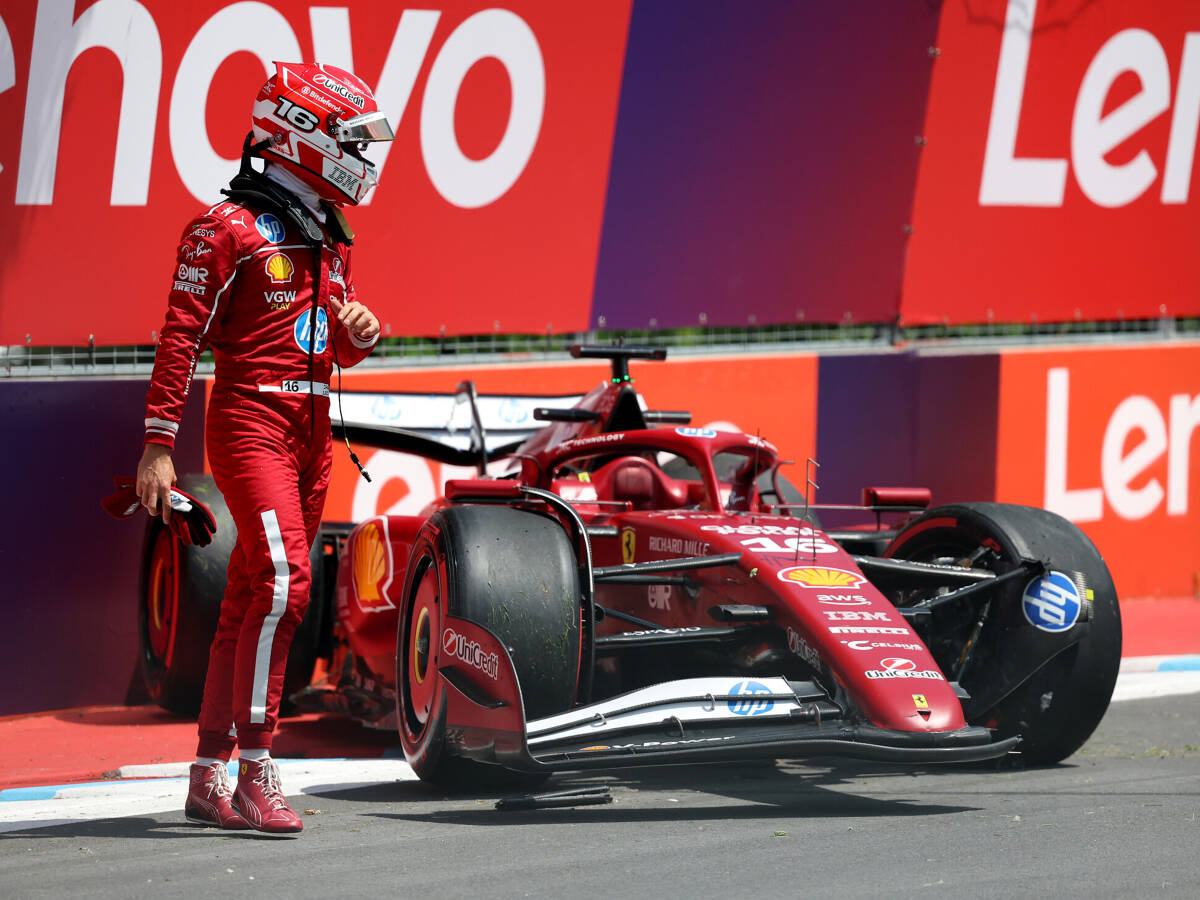 Charles Leclerc entschuldigt sich bei Ferrari: “Es war ein sehr dummer Unfall”