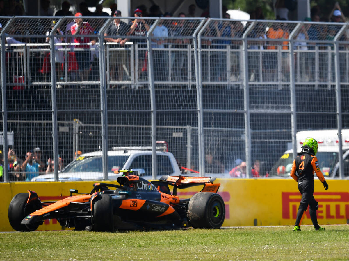 Kurios: Lando Norris kassiert nach Ausfall noch eine Fünf-Sekunden-Strafe!