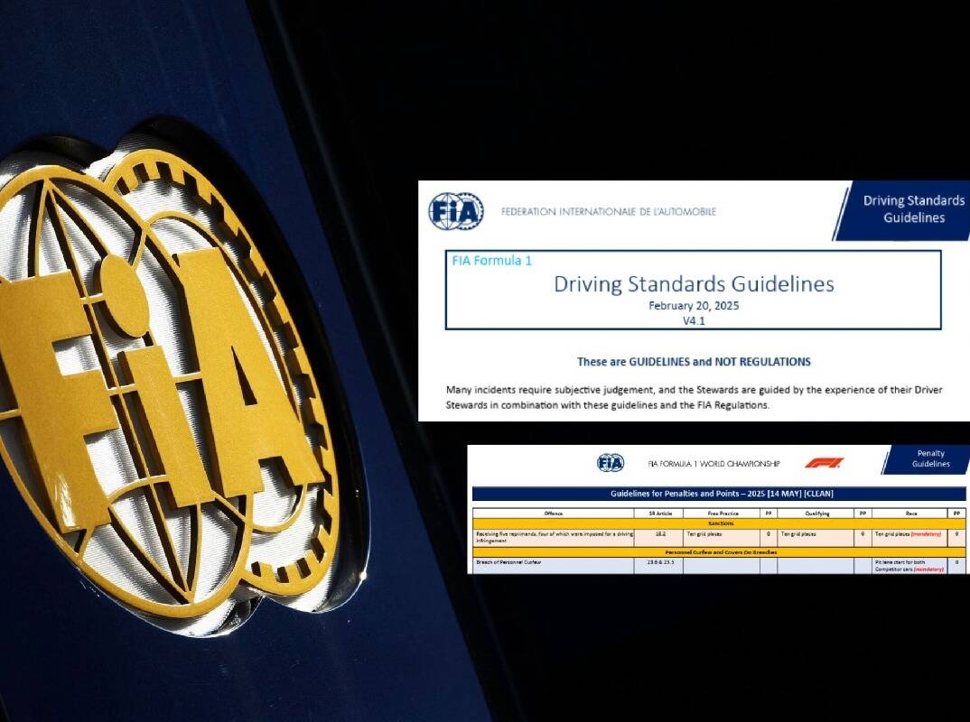 FIA veröffentlicht Richtlinien für Fahrmanöver und Strafen