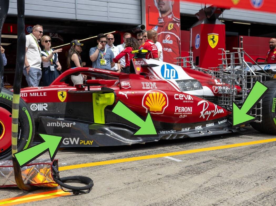 Updates Spielberg: Ferrari hat die größten Neuerungen