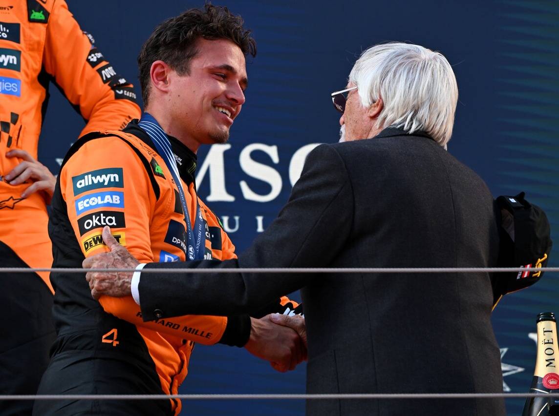Mit 94 Jahren: Erstes Formel-1-Podium für Bernie Ecclestone