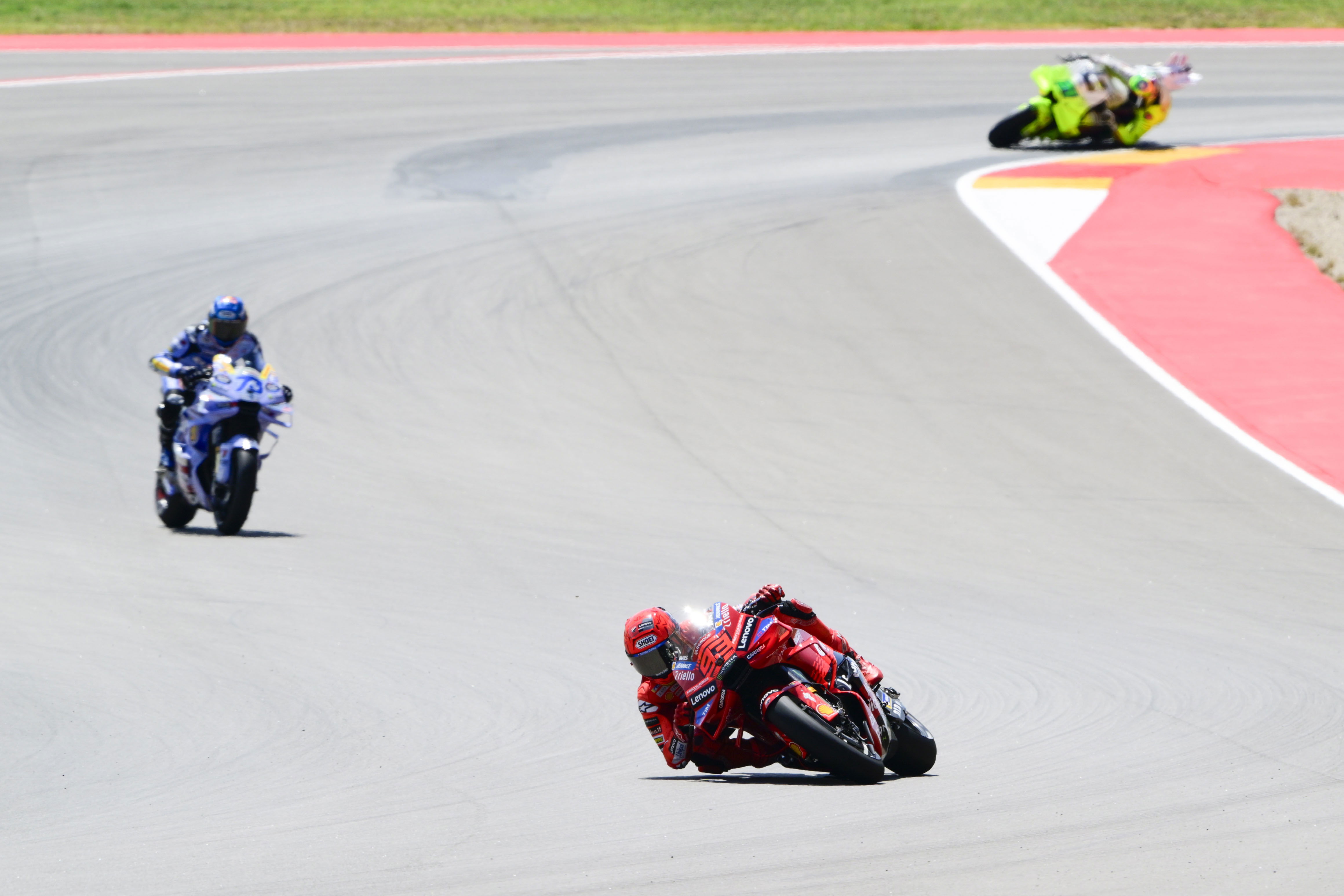 2025 Aragon MotoGP: Marc Marquez overcomes poor start for seventh Sprint success