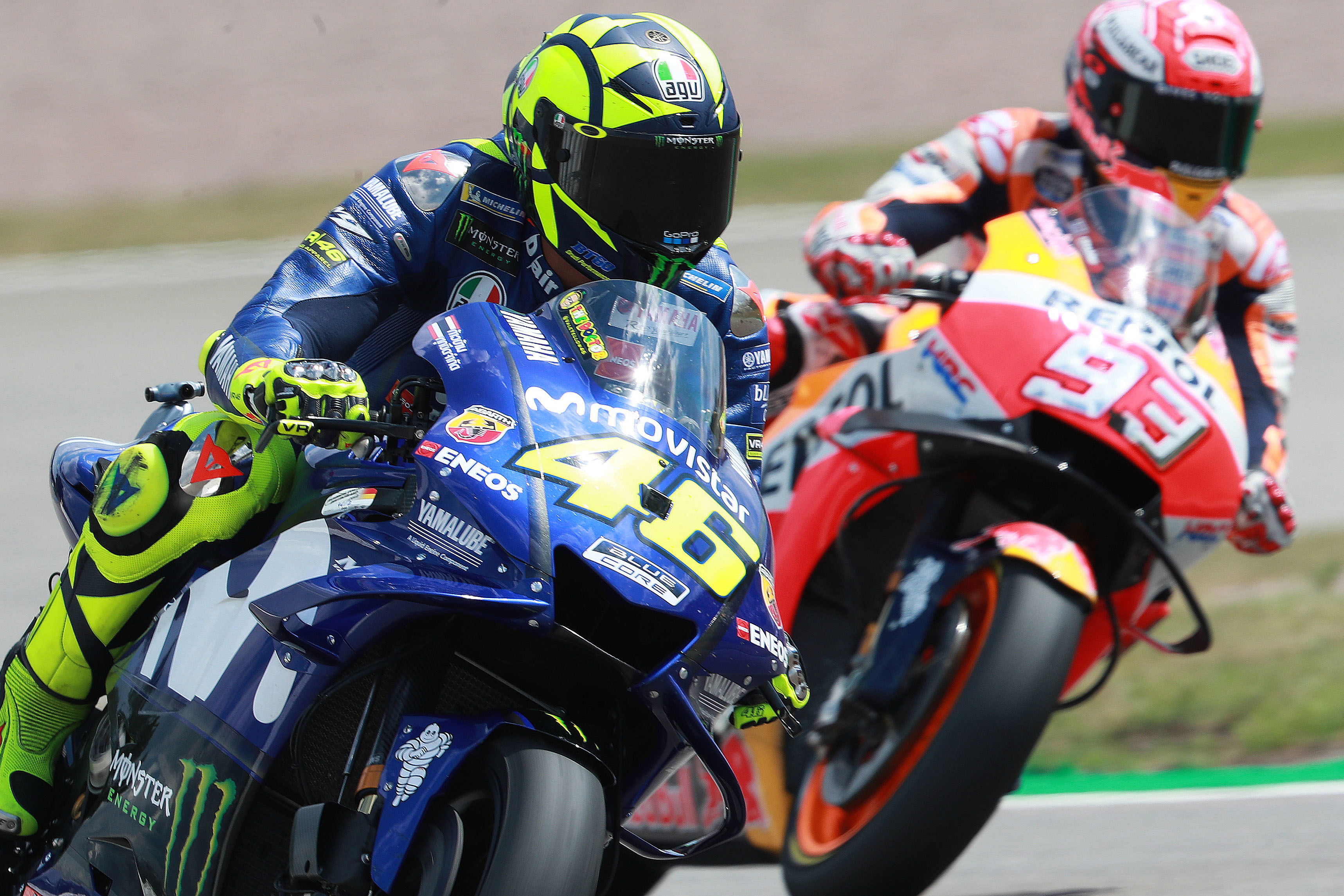 Three ex-racers choose between Marc Marquez and Valentino Rossi as the MotoGP GOAT
