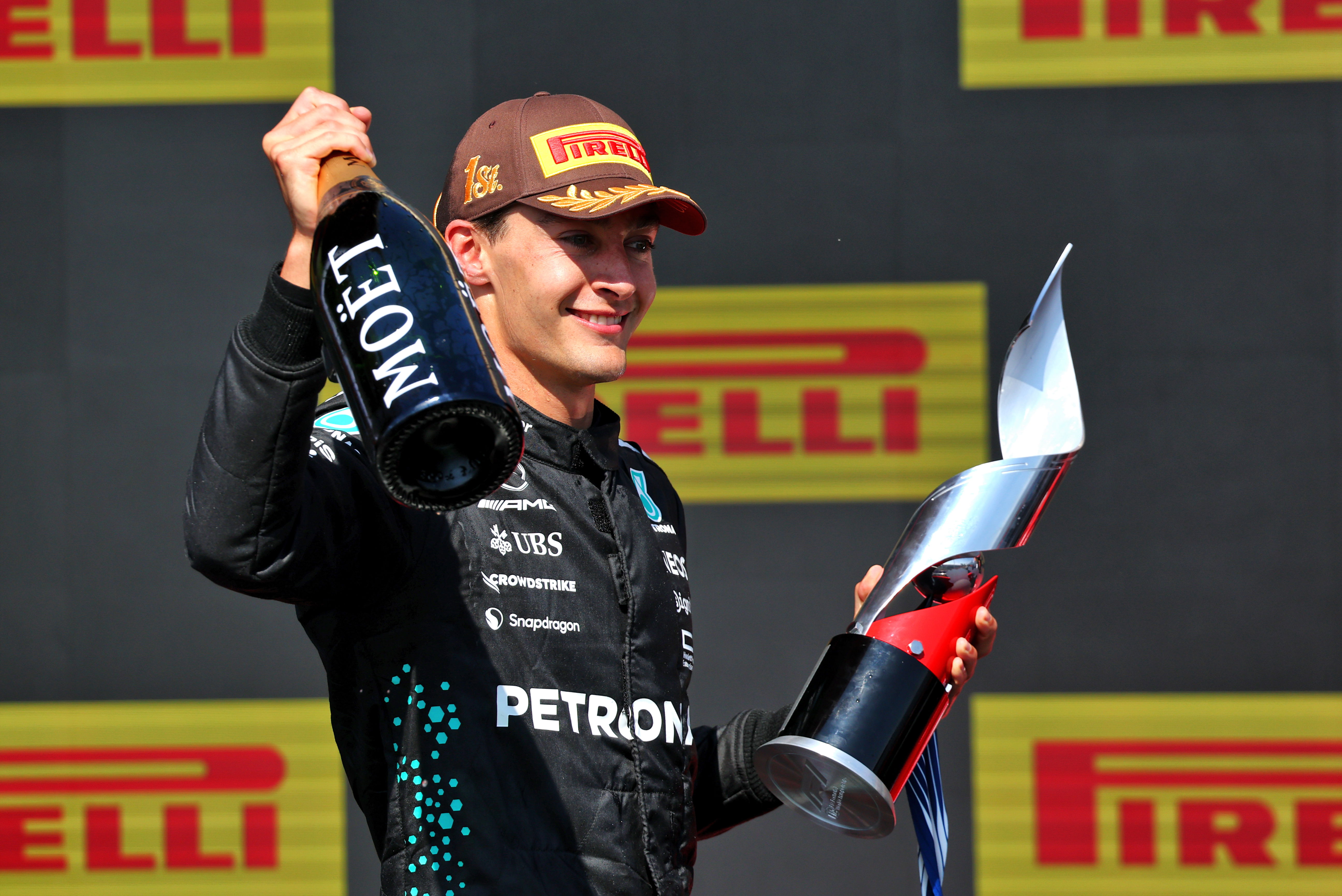 George Russell jokes about backup career if Mercedes F1 contract talks fail