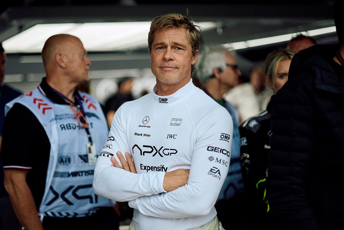 Brad Pitt, Mclaren ile Austin’de piste çıktı
