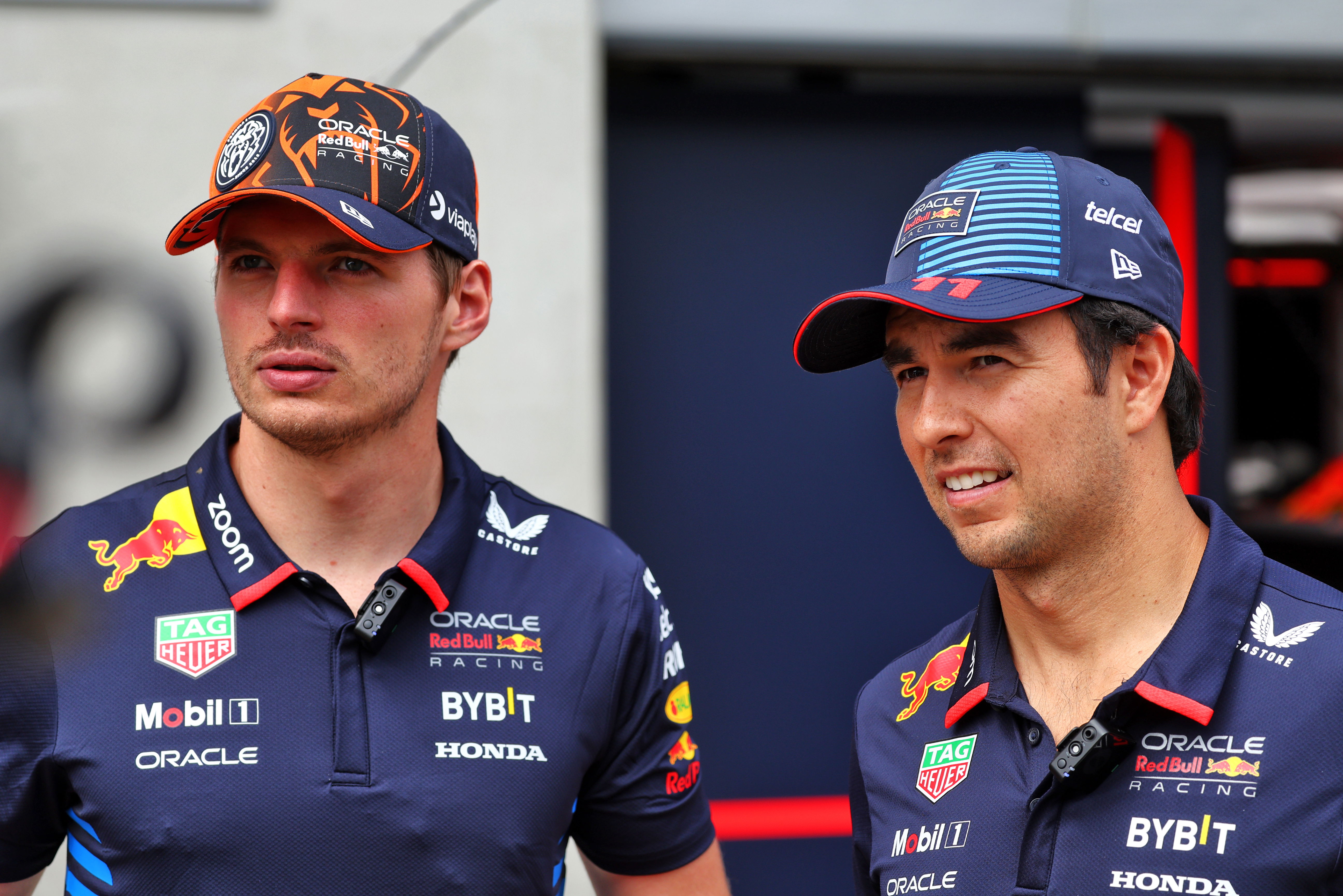 Max Verstappen reacts after Sergio Perez reopens old wound