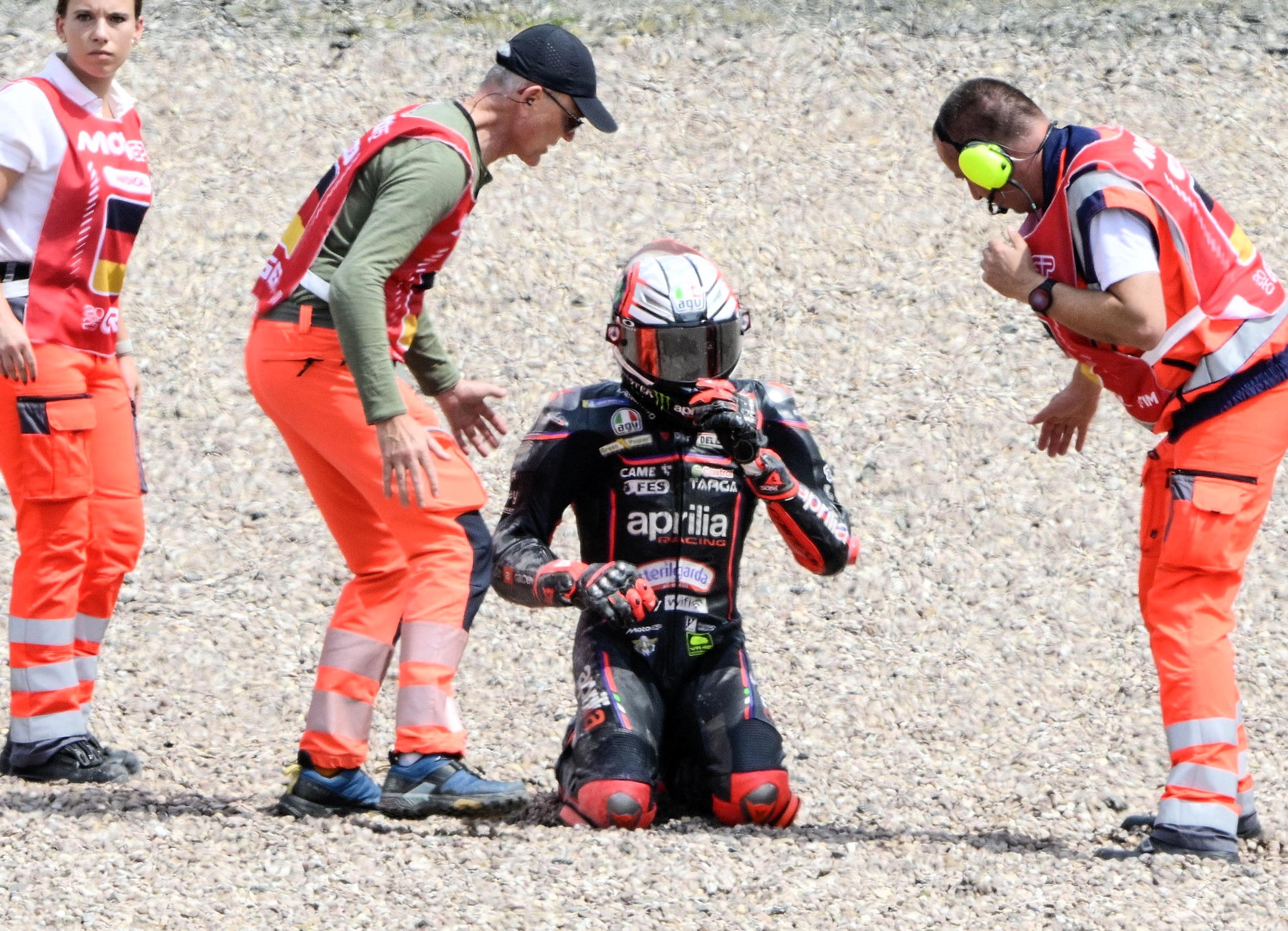 Marco Bezzecchi caution led to German MotoGP crash: “I braked a bit too softly”