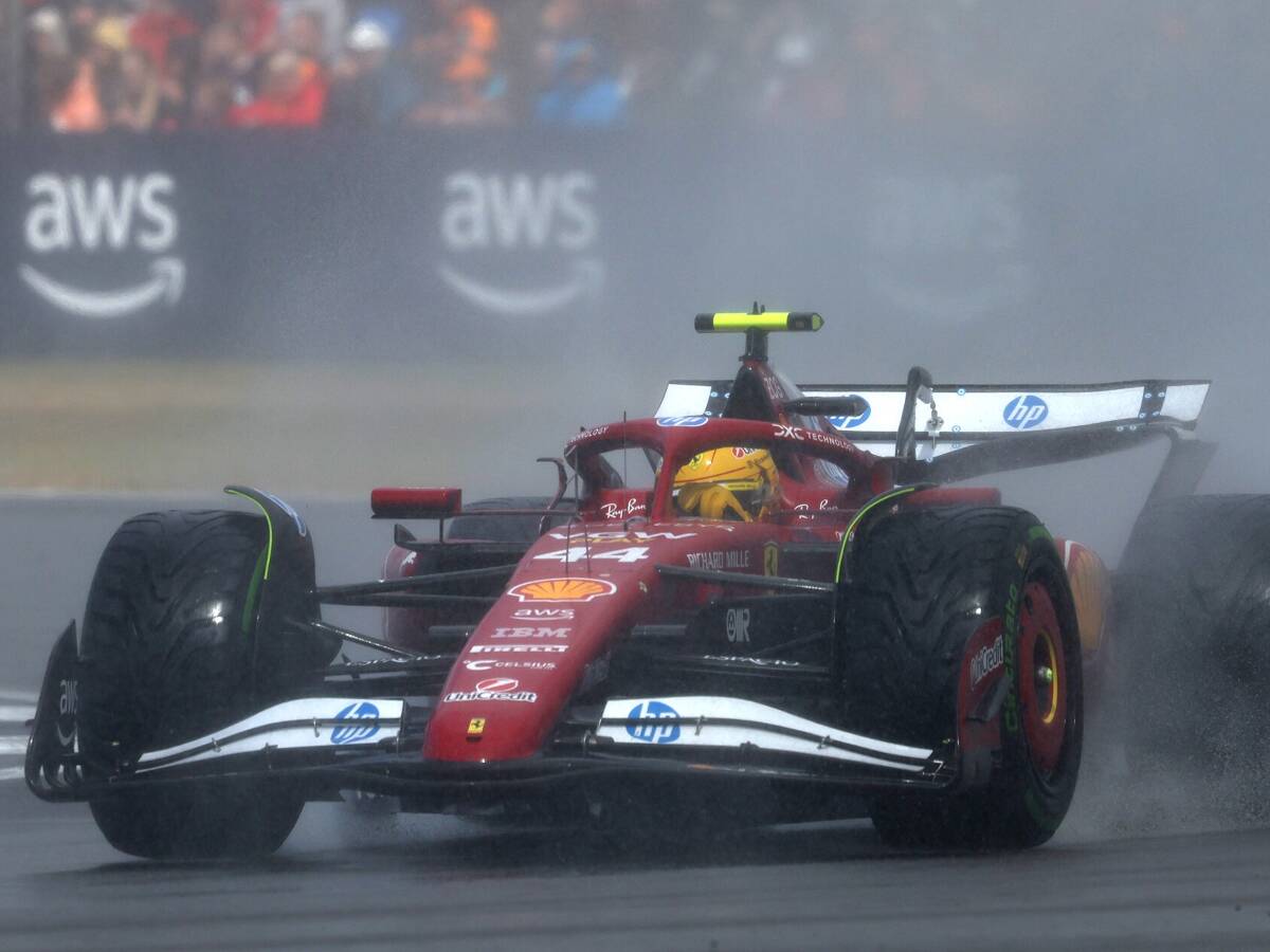 Lewis Hamilton: Der Ferrari ist kein gutes Regenauto