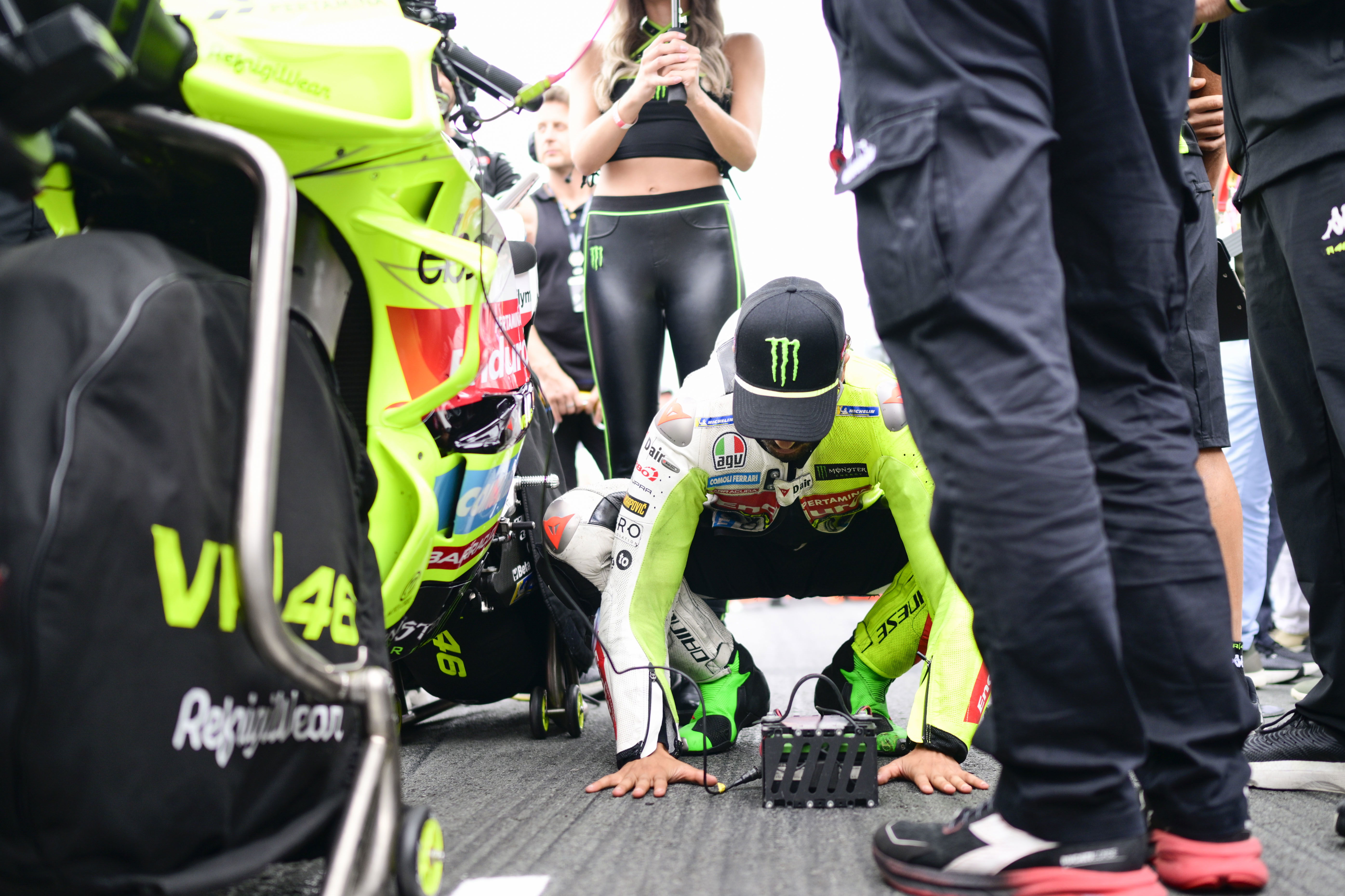 A MotoGP rider admits “I don’t know” as team meet potential replacement for coffee