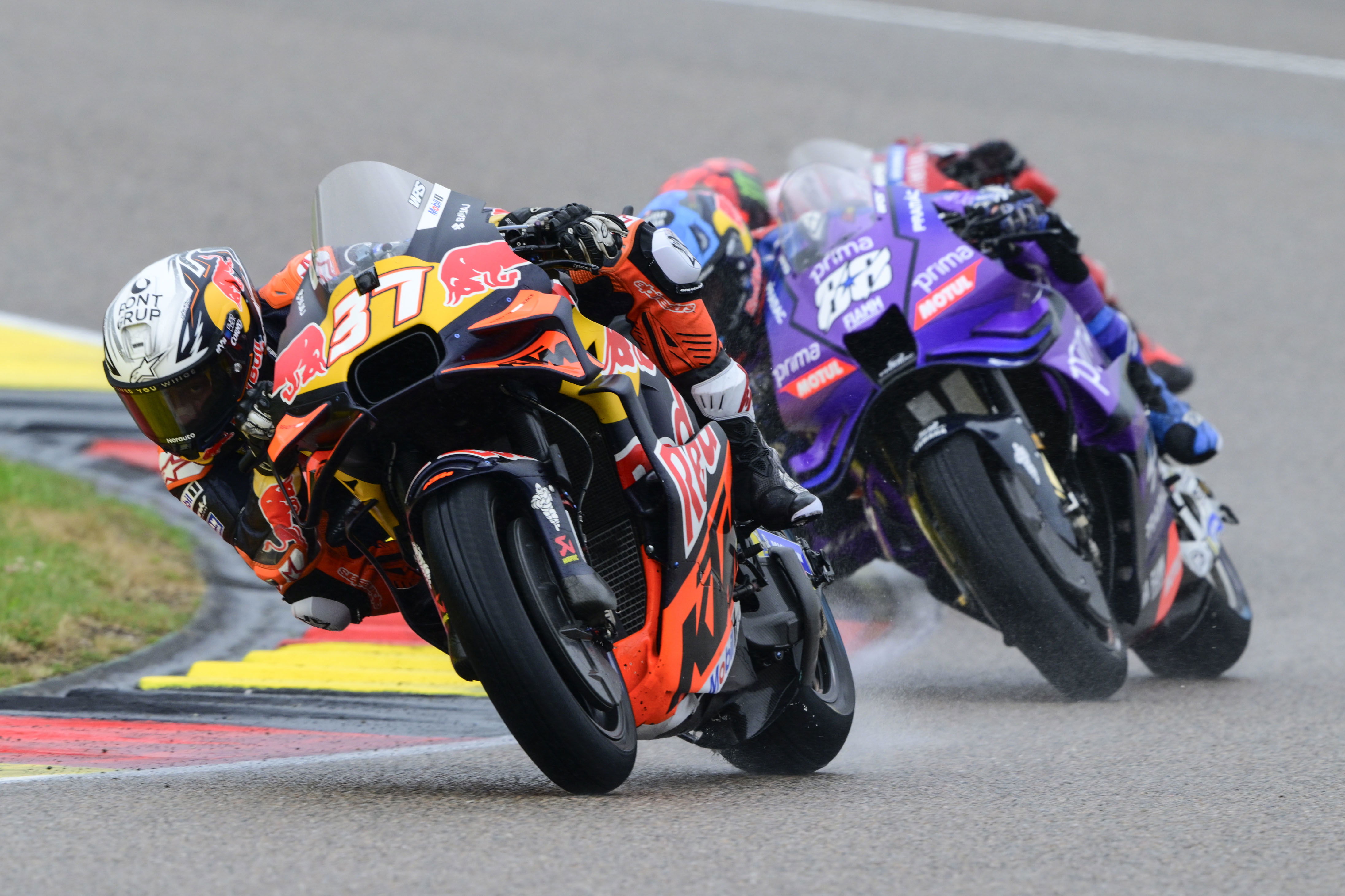 Updated starting grid for German MotoGP after two injury withdrawals