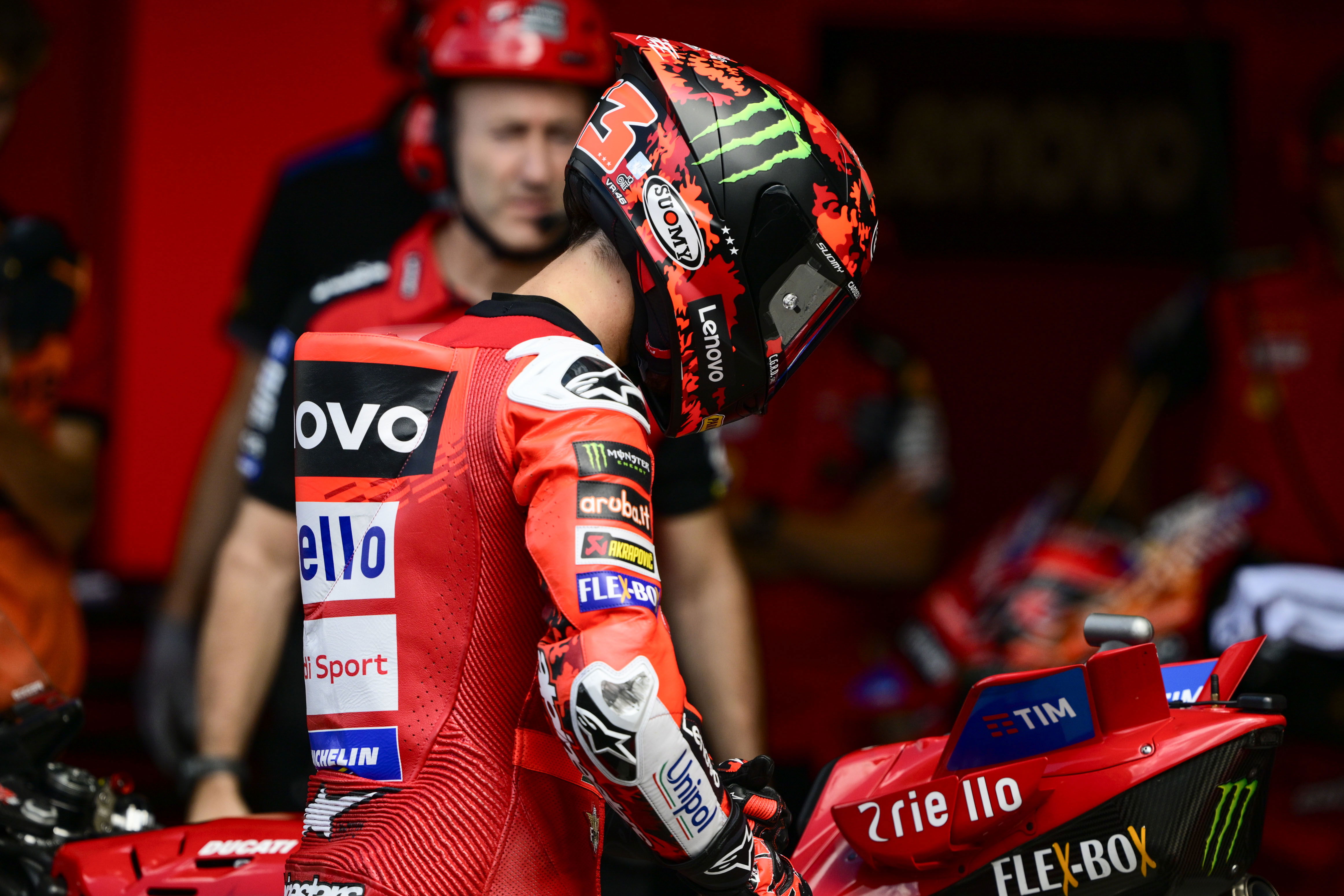 Pecco Bagnaia’s Ducati wrongly gave him tyre warning in Czech MotoGP sprint