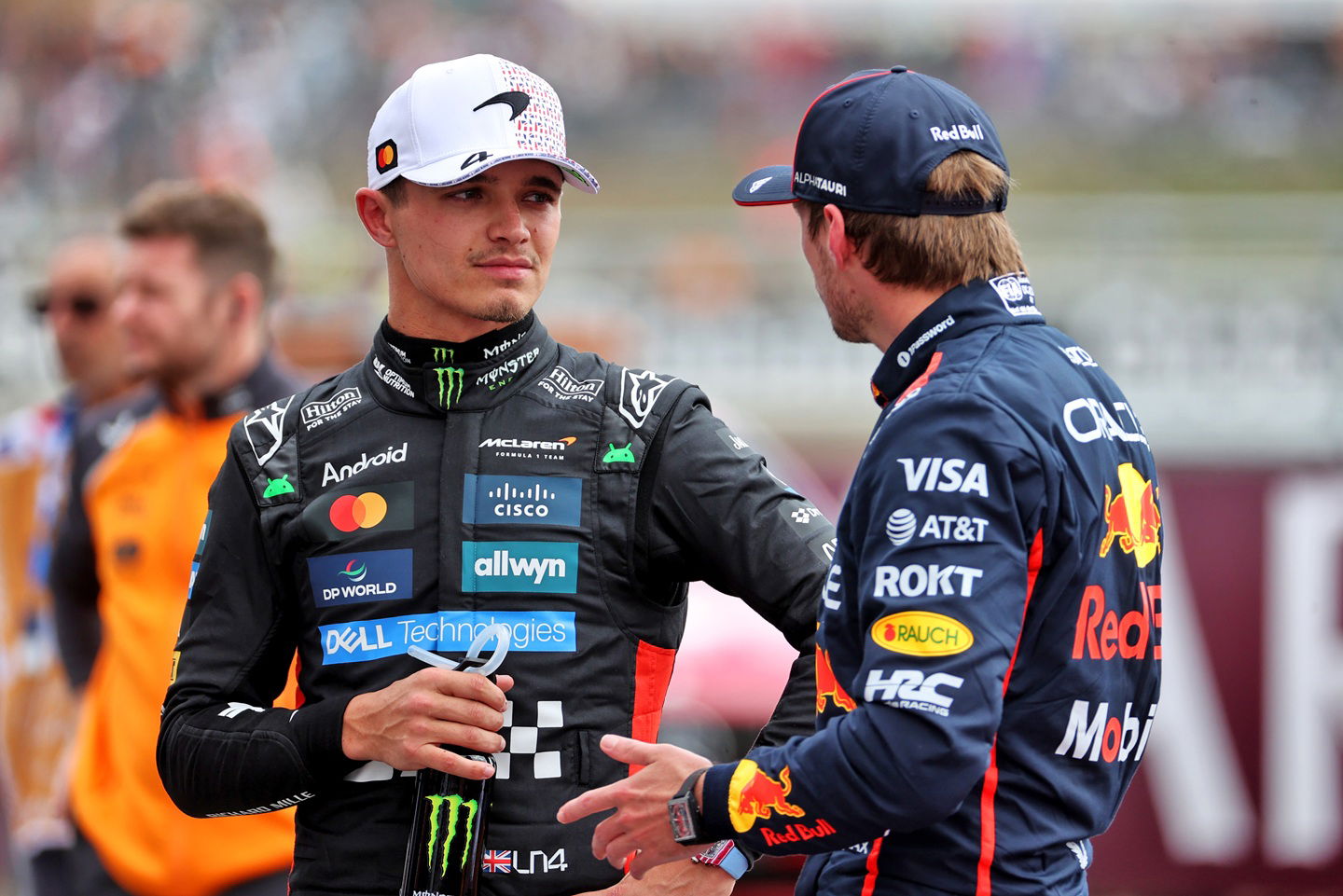 Lando Norris: Overtaking Max Verstappen with low-downforce Red Bull wing will be “tough”