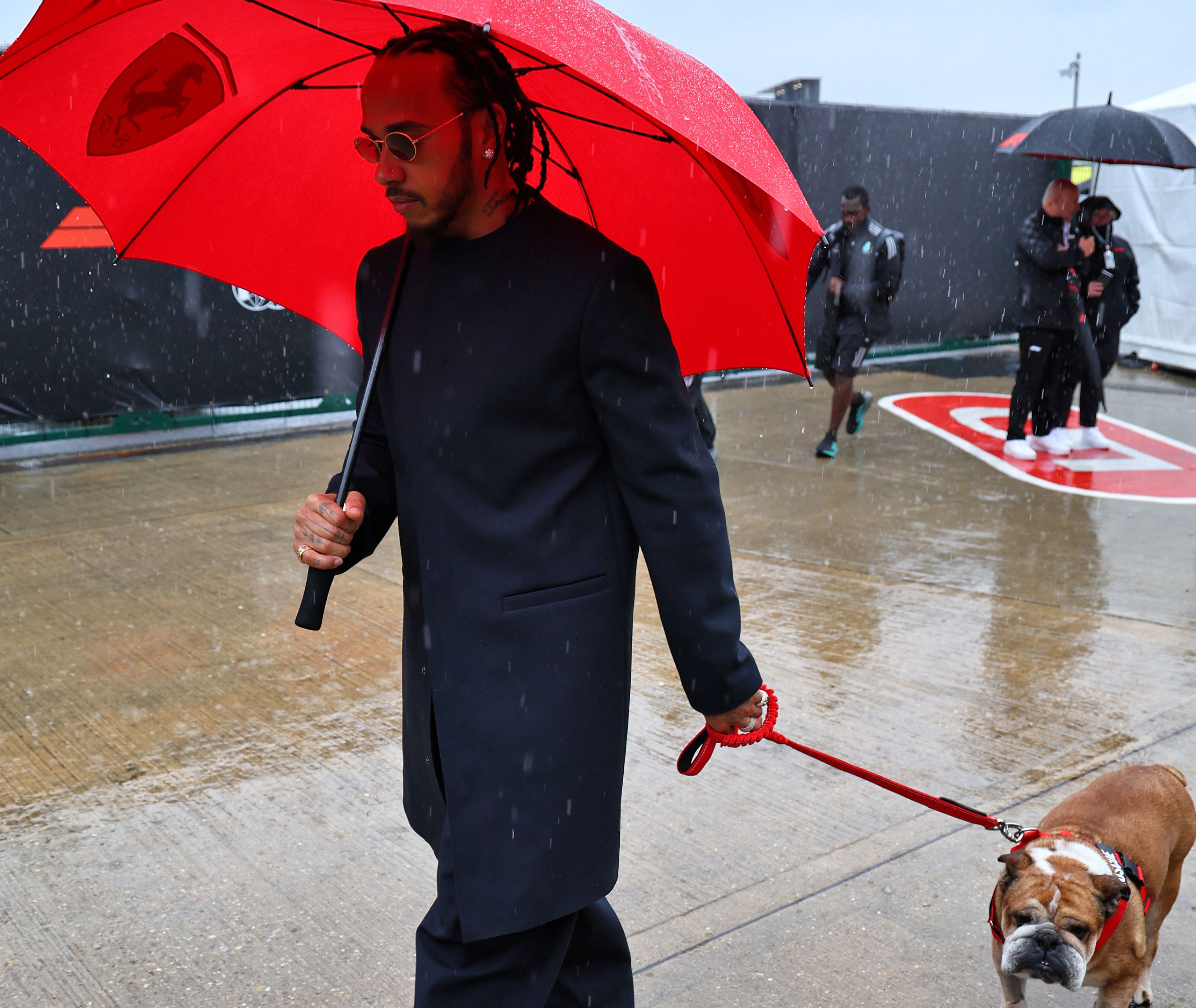 Wet weather hits Silverstone ahead of F1 British Grand Prix