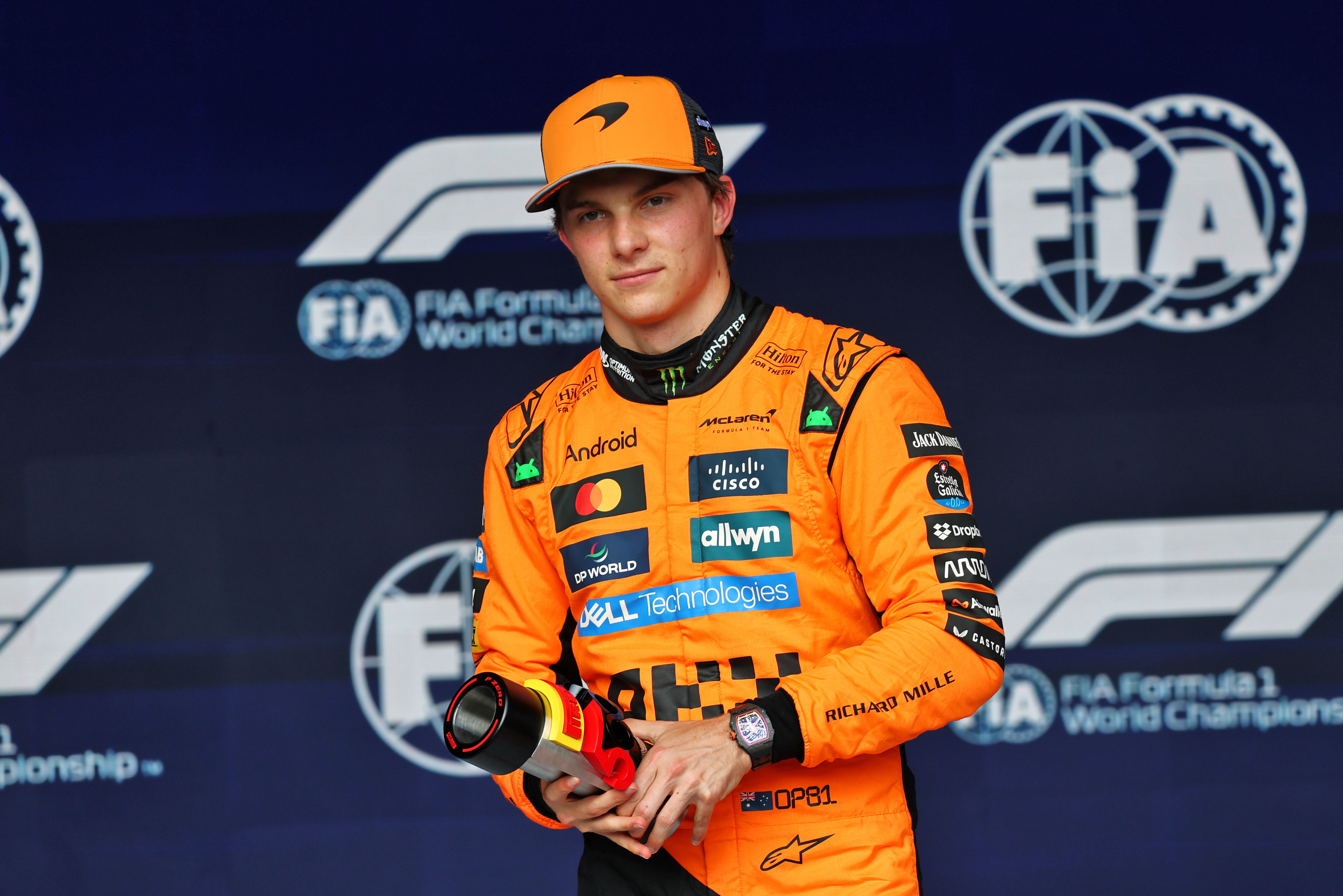 Oscar Piastri relieved to overcome ‘little scare’ to seal Belgian GP F1 sprint pole