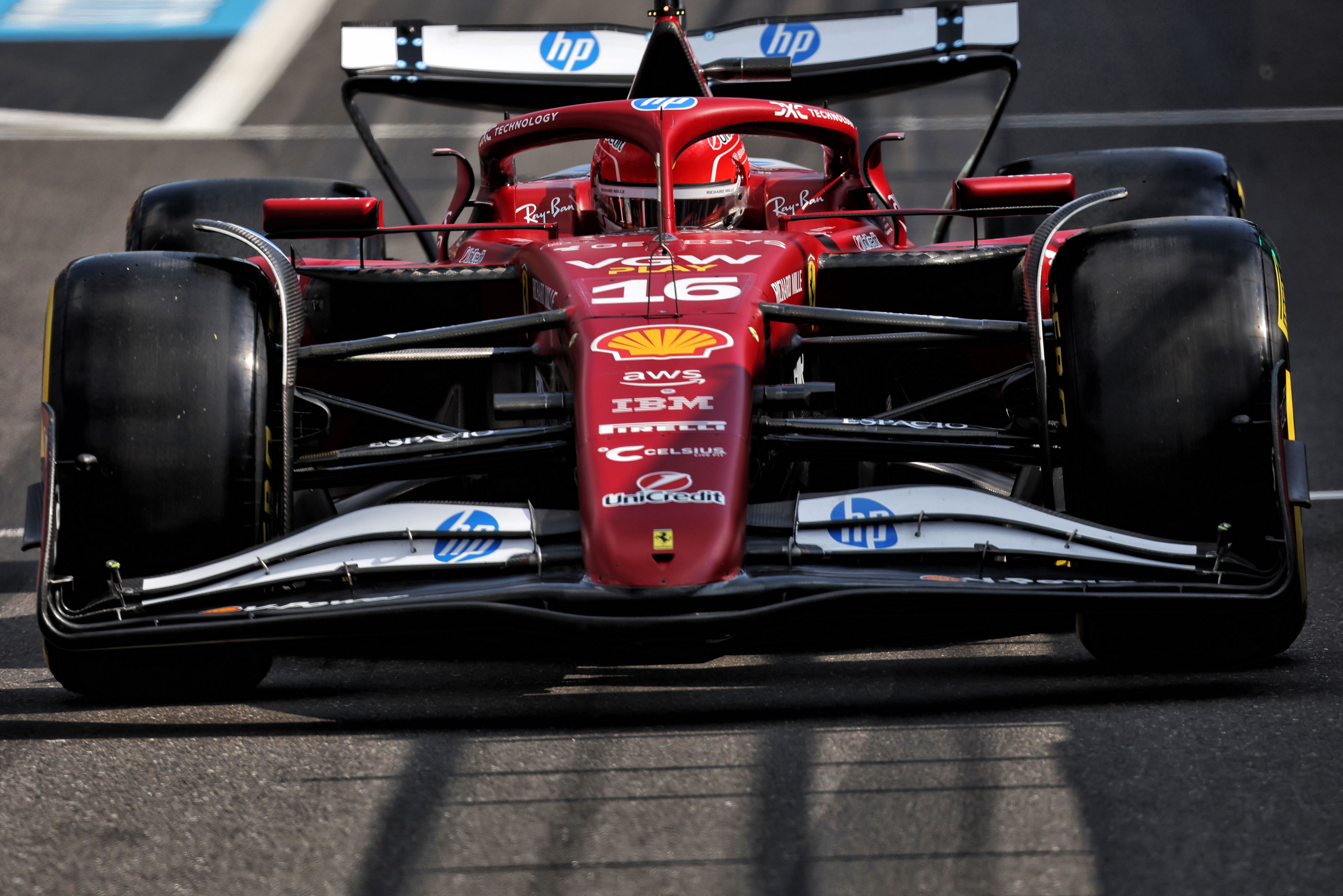 Charles Leclerc “felt” Ferrari F1 upgrades but baffled by McLaren’s “huge” pace gap