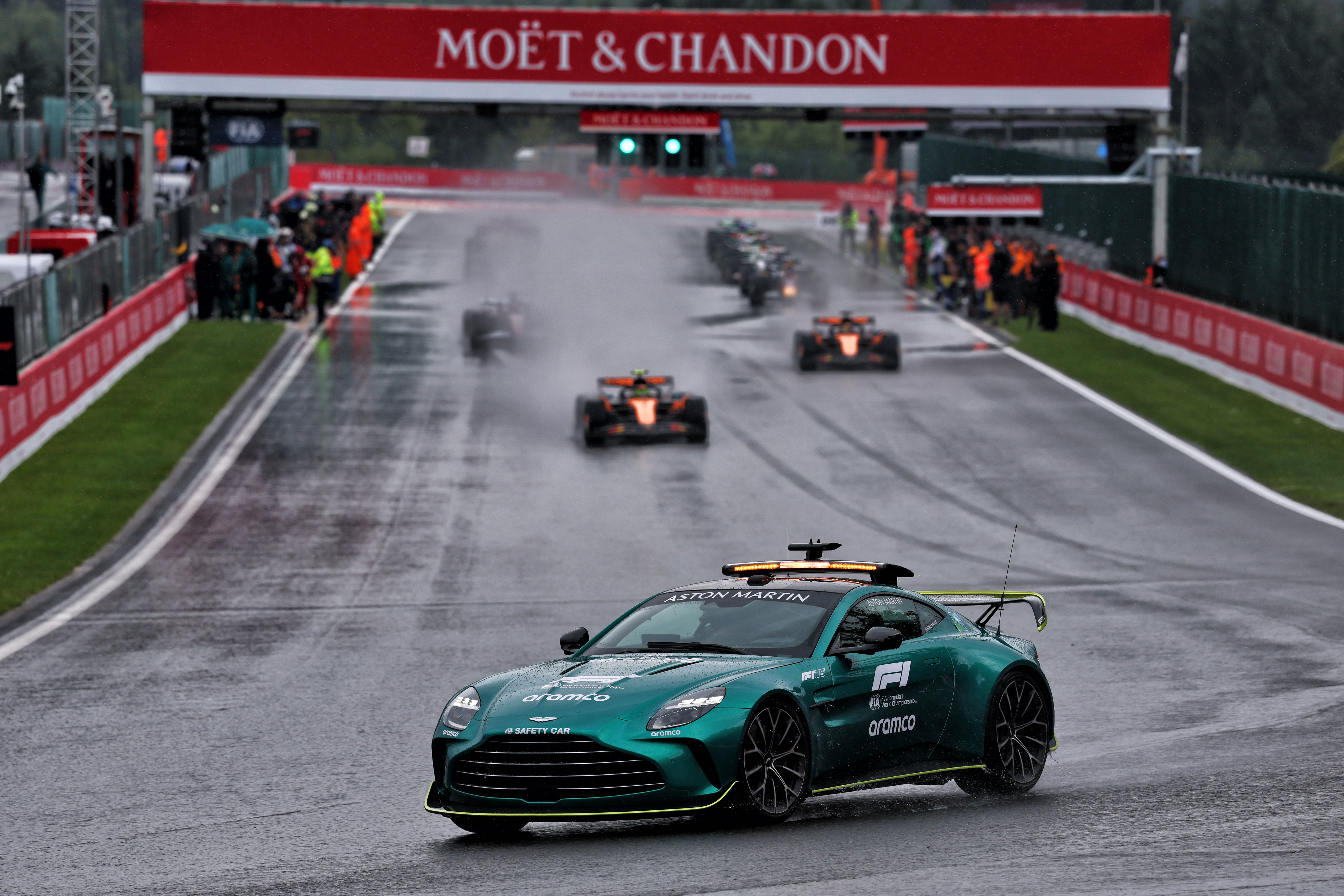 F1 Belgian Grand Prix red-flagged as heavy deluge hits Spa