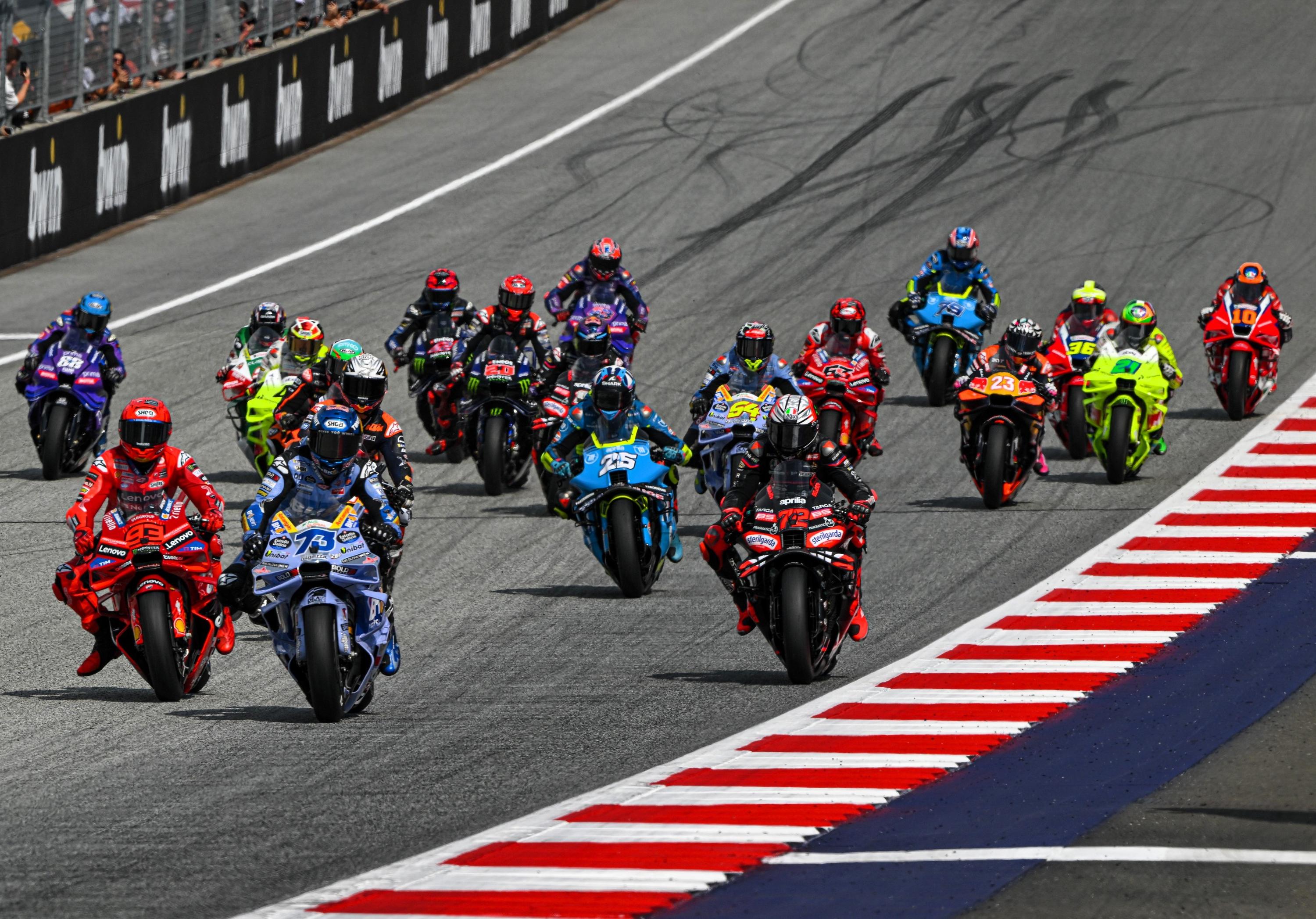 Austrian MotoGP Sprint start “dangerous, everybody was super lucky”
