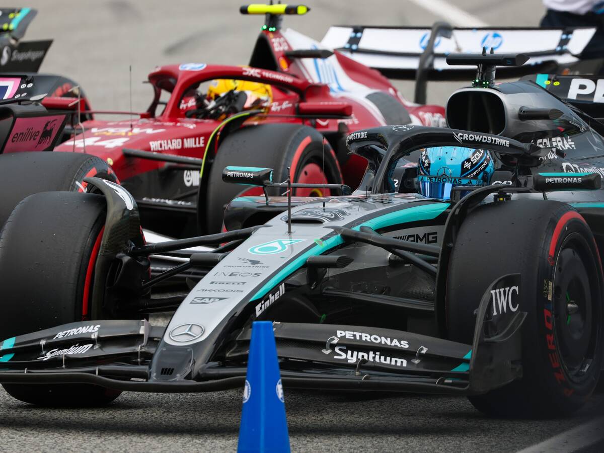 “Gut für ihn, gut für uns”: Russell über Hamiltons Ferrari-Abenteuer