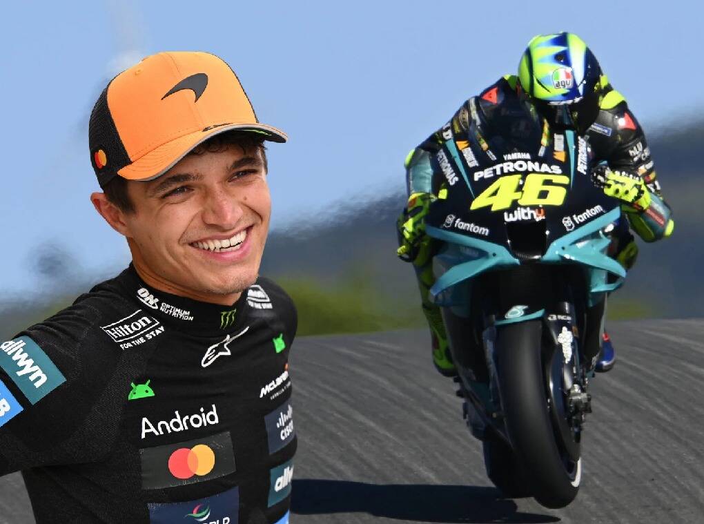 Lando Norris’ Anfänge auf zwei Rädern: “Mein erstes Idol war Valentino Rossi”