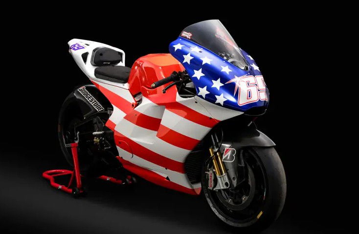 Nicky Hayden’s epic classic bike auctioned for punchy six-figure price
