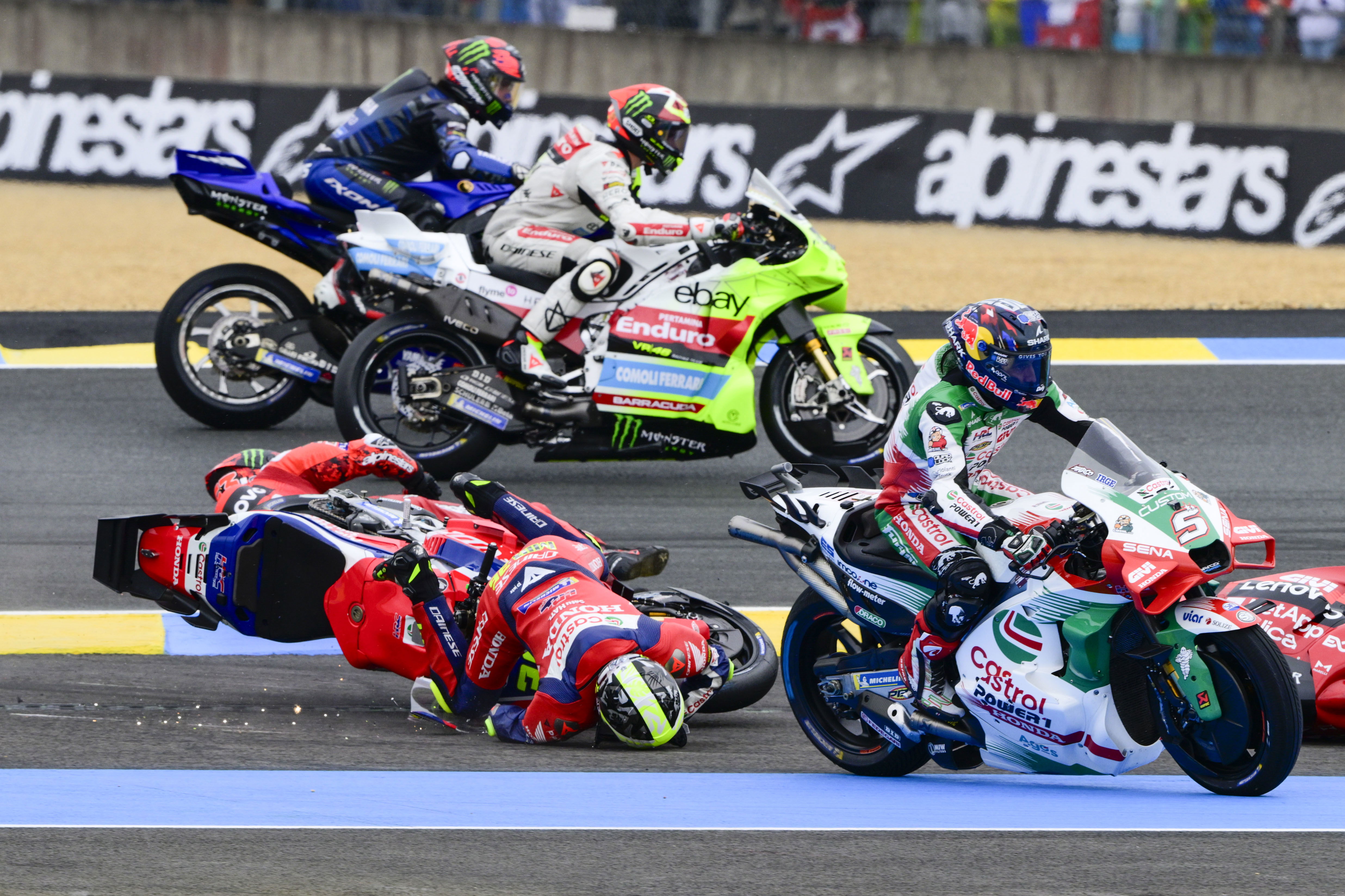 Joan Mir’s 15 MotoGP crashes: “Some were my fault, but others…”
