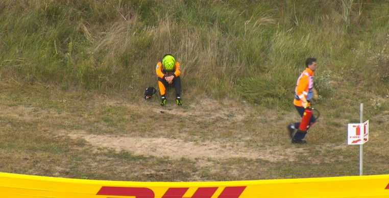 Lando Norris sends bullish message after title-defining DNF at F1 Dutch GP
