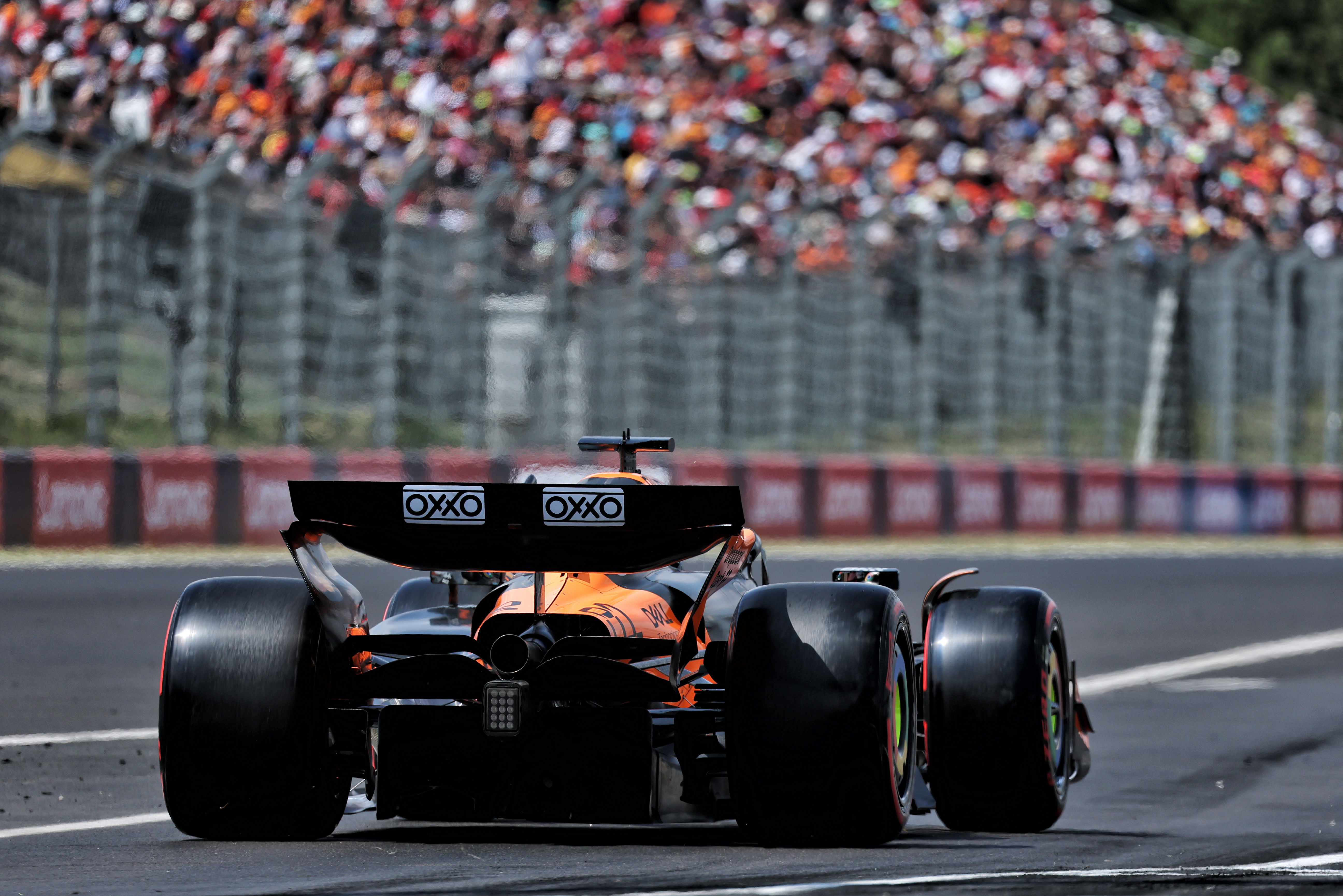 McLaren point to wind and “cautious” drivers after missing pole at Hungarian GP