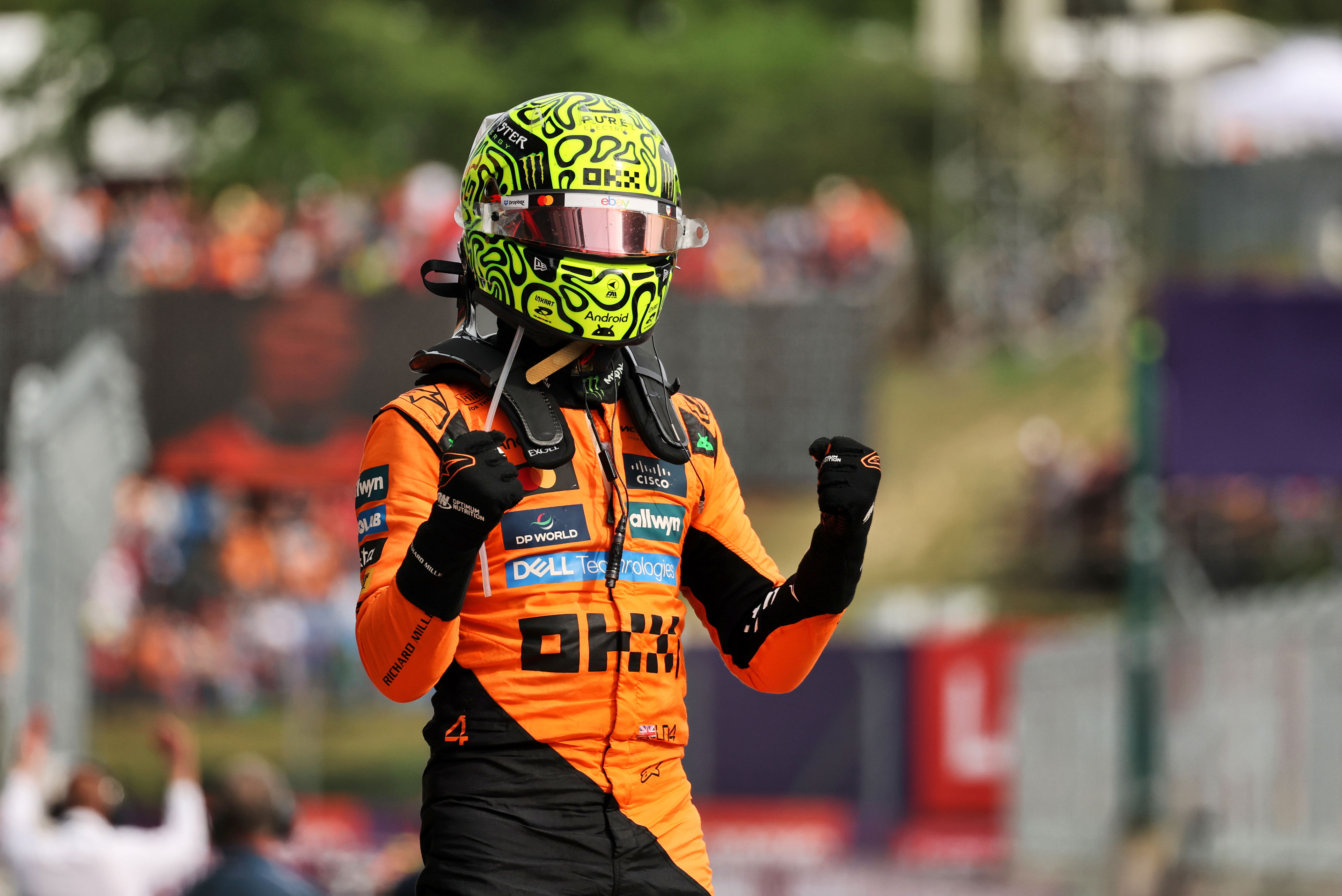 2025 F1 Hungarian GP – Race Results: Lando Norris beats Oscar Piastri