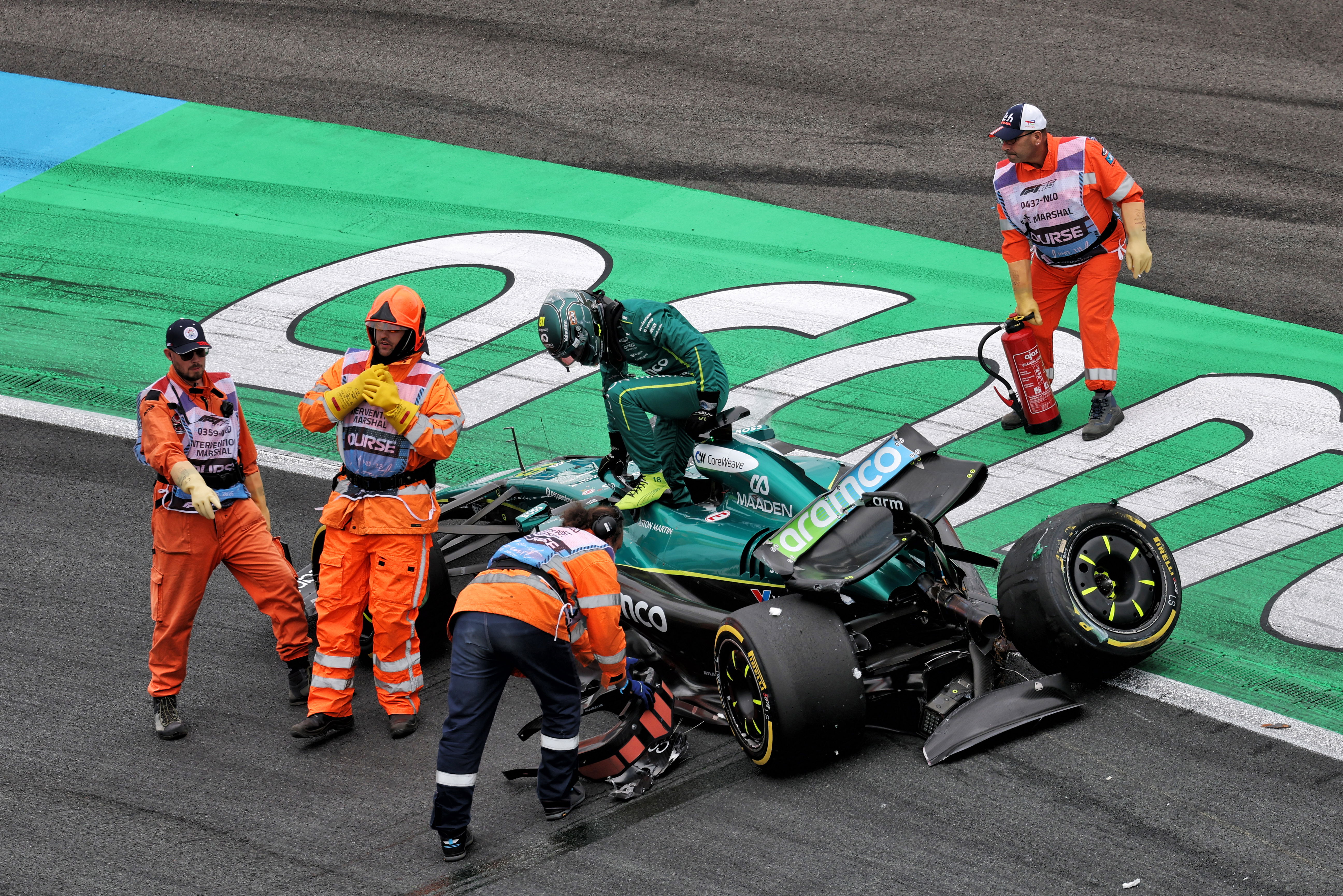 Lance Stroll explains cause of violent crash at F1 Dutch GP: “I was a passenger”