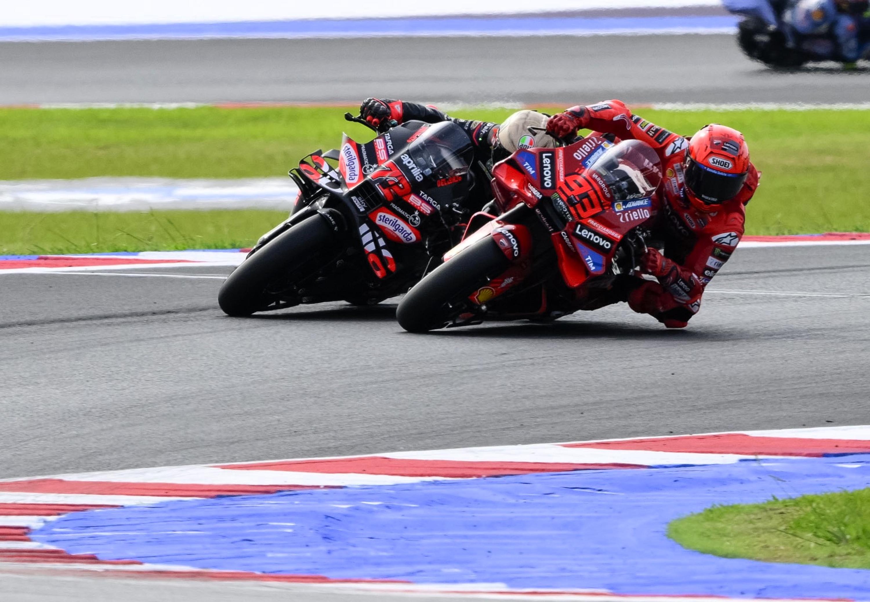 Marco Bezzecchi “kept calm” after Marc Marquez pass in Misano MotoGP Sprint: “I wasn’t expecting it”