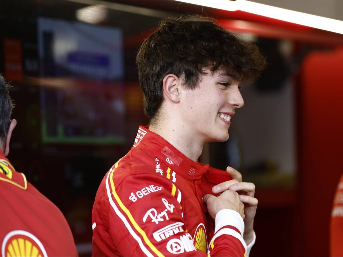 Oliver Bearman: Wenn ich meinen Job mache, sitze ich eines Tages im Ferrari