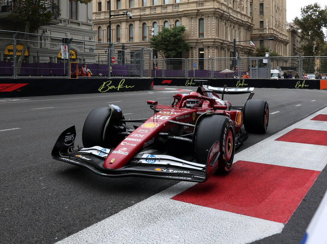 Charles Leclerc: Set-up-Experiment in Baku war eine Schnapsidee