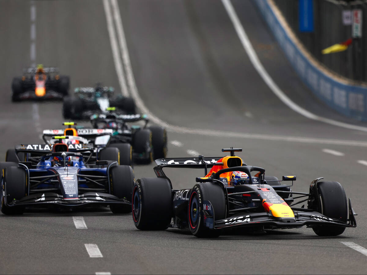 Trotz Risiken: Warum Verstappen in Baku auf den harten Reifen startete
