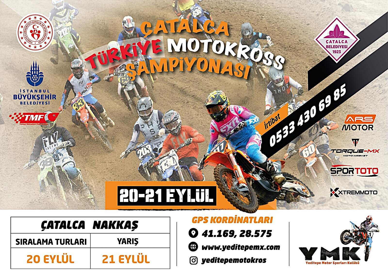 Motokrosun Yıldızları Çatalca’ya Geliyor